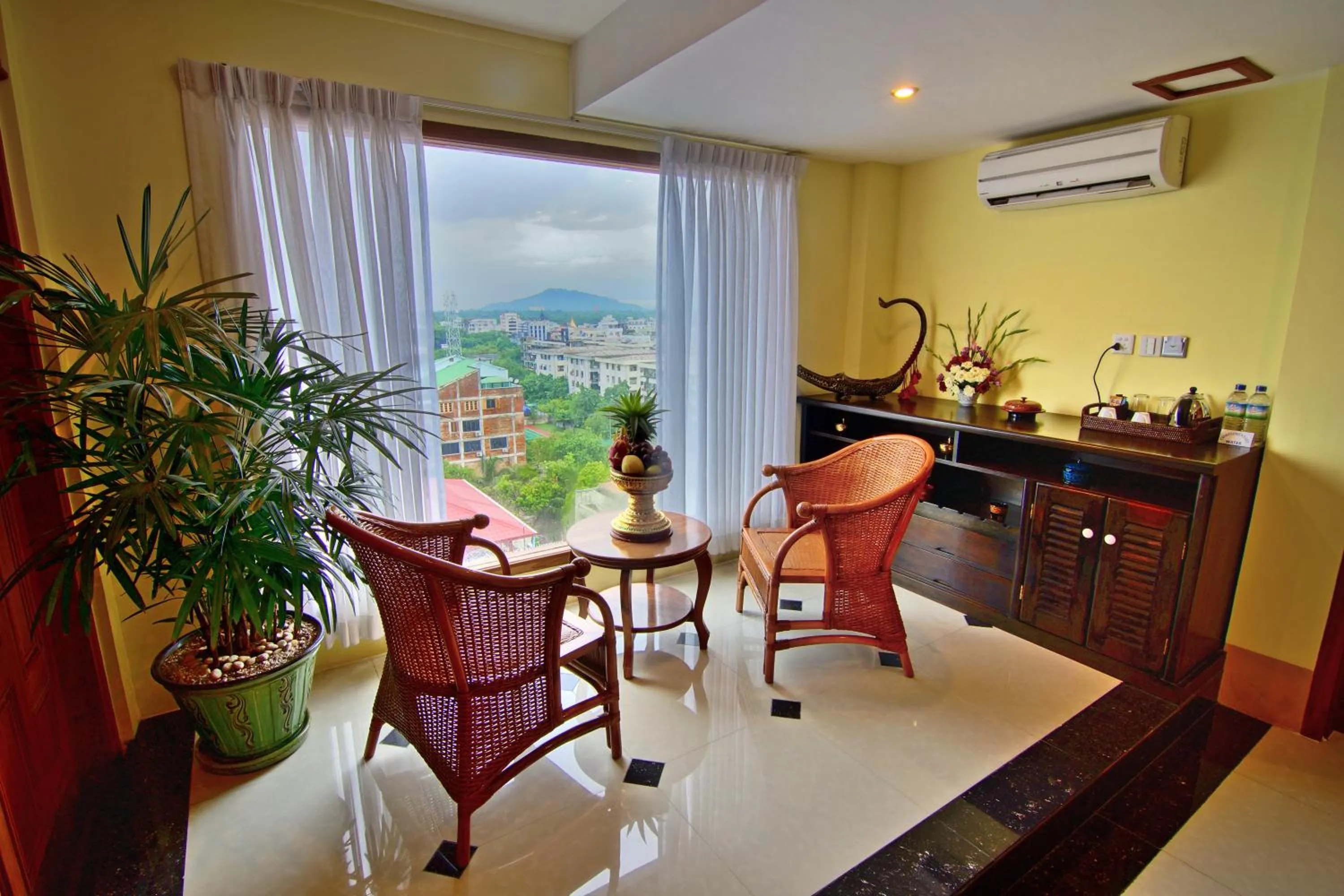 View (from property/room) in Shwe Ingyinn Hotel Mandalay