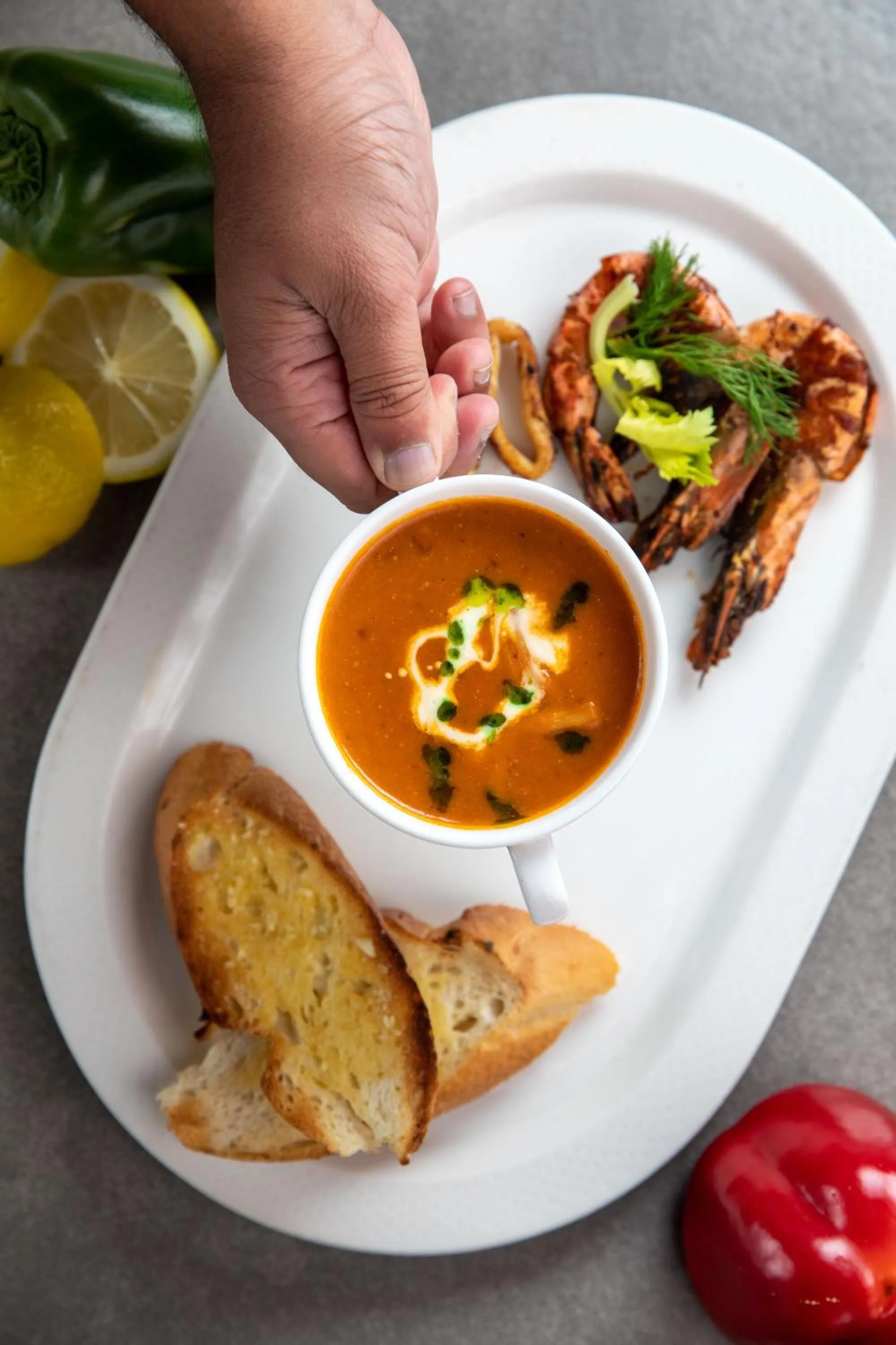 Food close-up in Al Safir Hotel