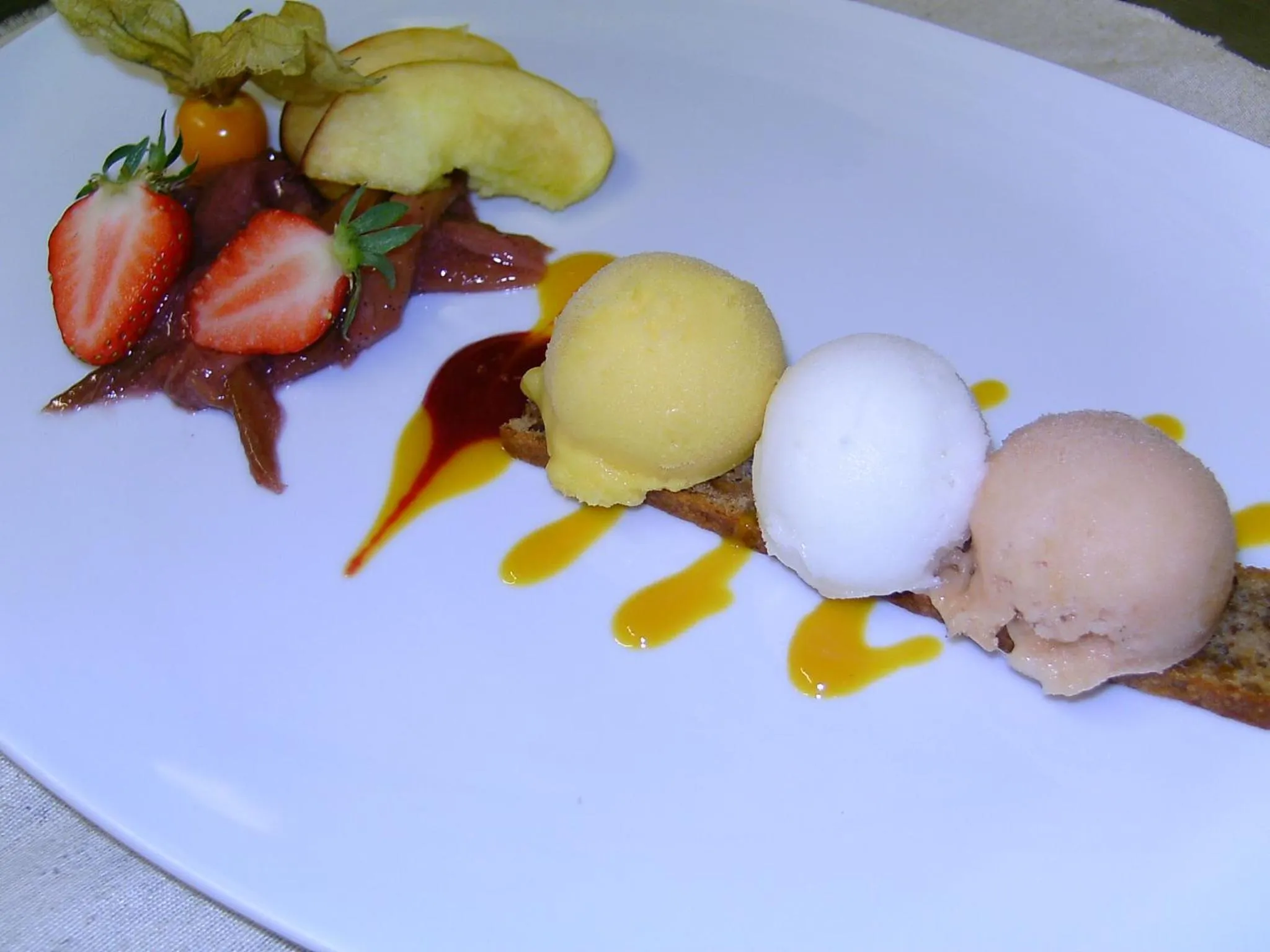 Food close-up in Hotel Anna