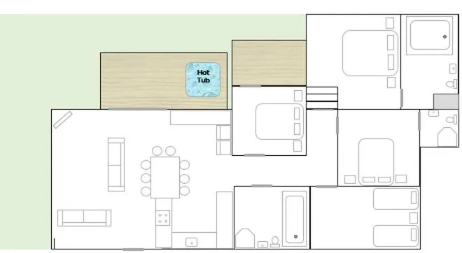 Floor Plan in Watermouth Lodges