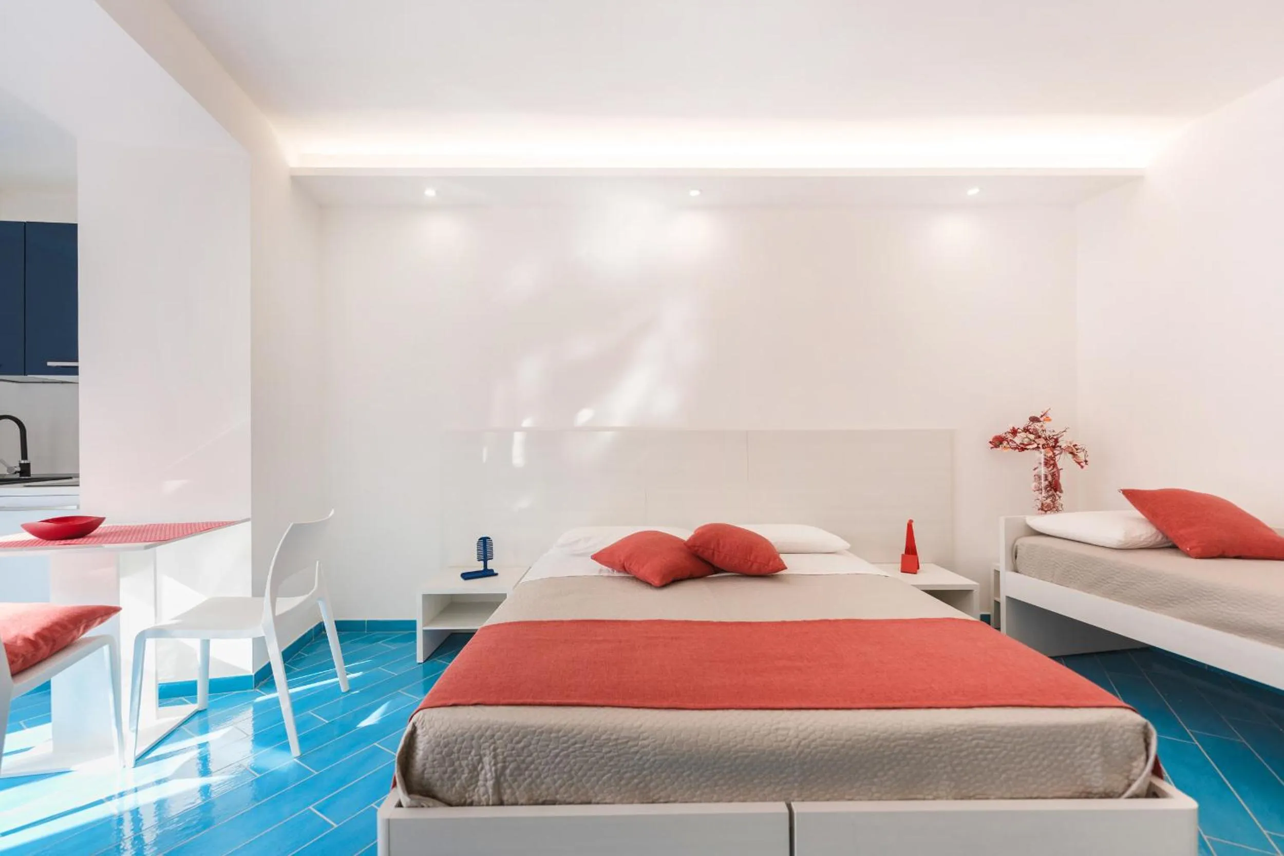 Bed in Il Corallo Residence