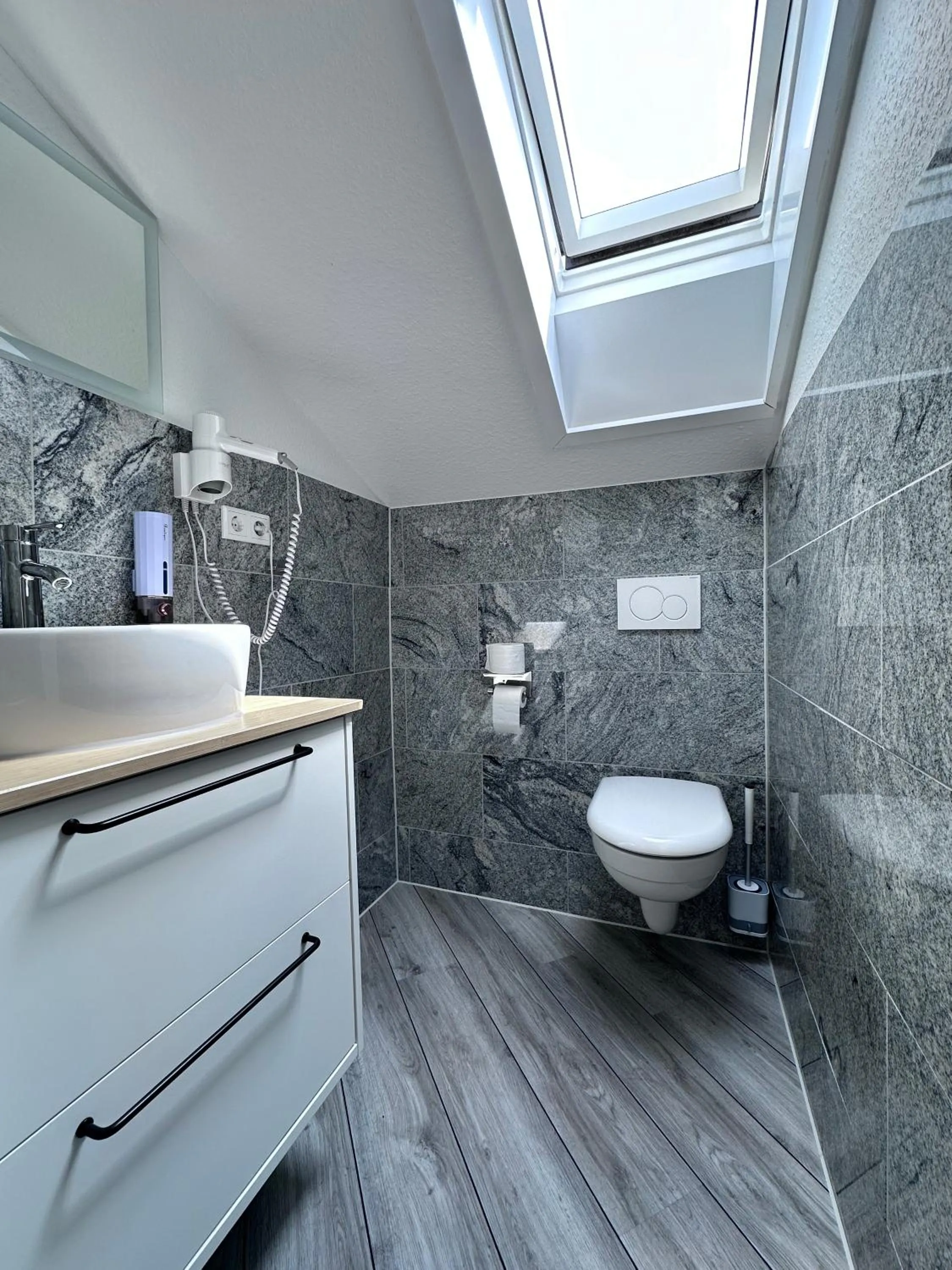 Toilet in Mertinkus Nordseehotel