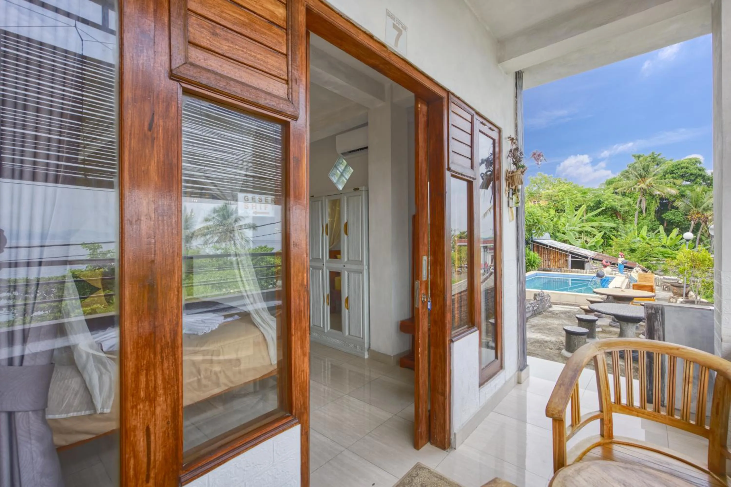 Patio in Bagus Cottage
