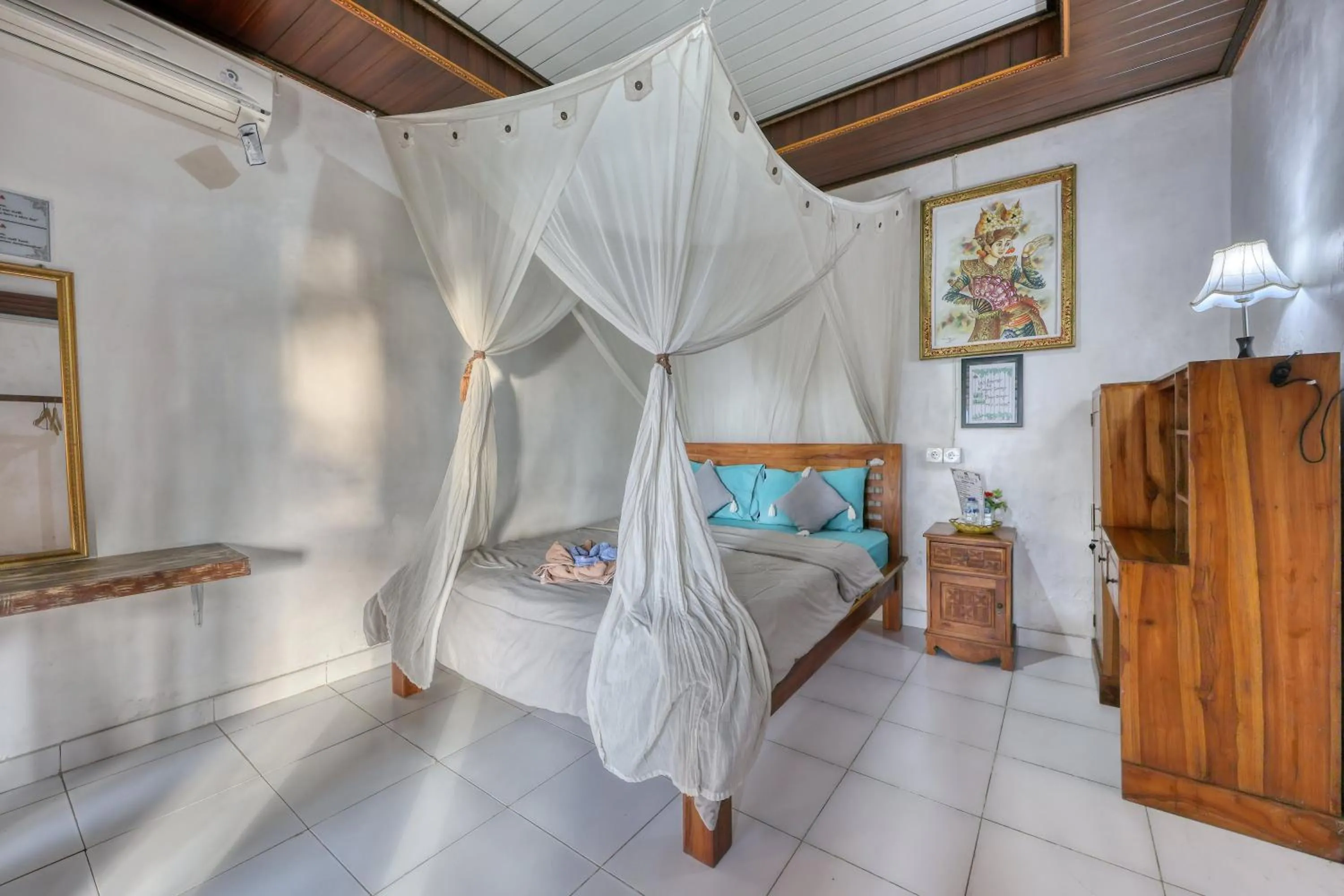 Bed in Bagus Cottage