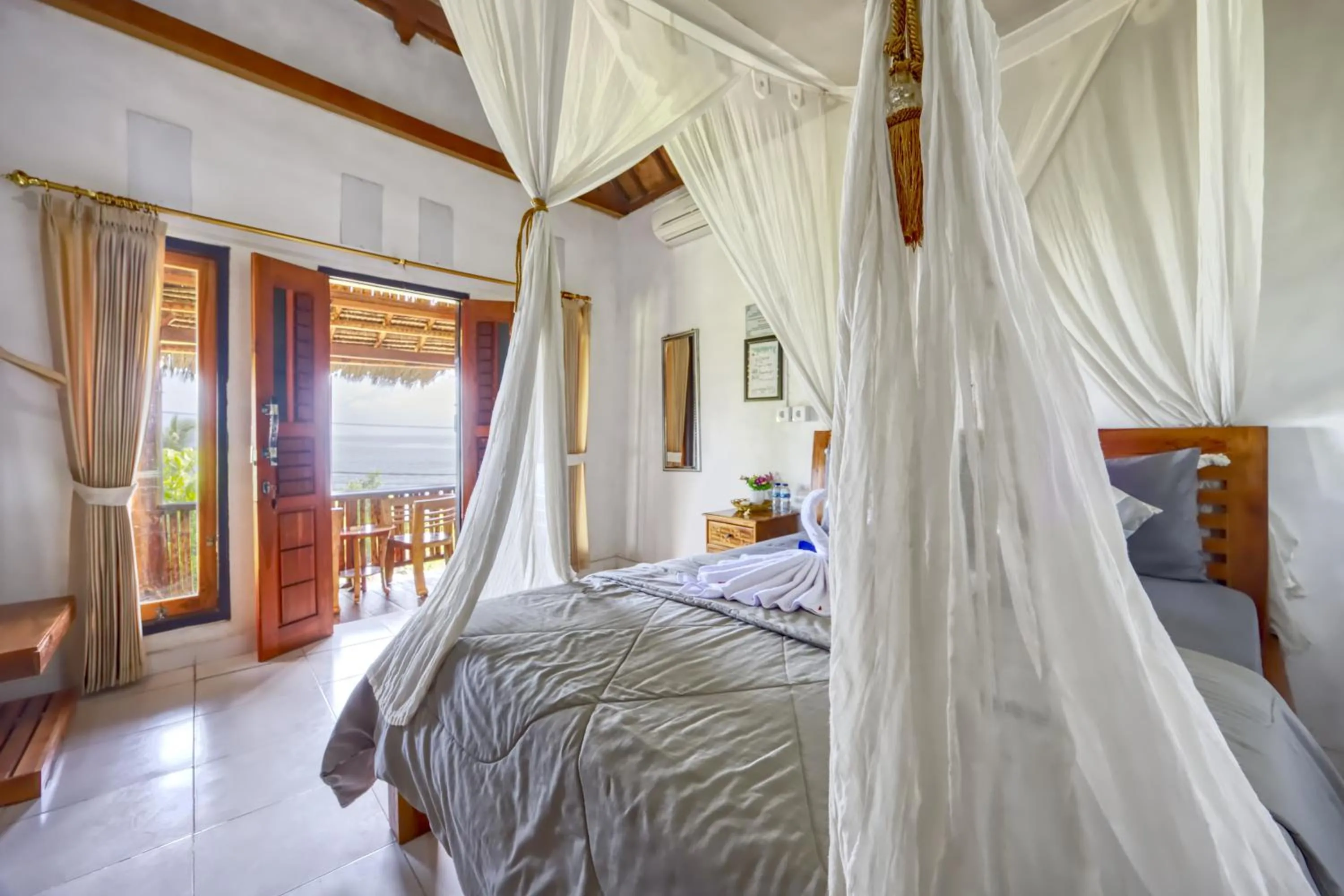 Bed in Bagus Cottage