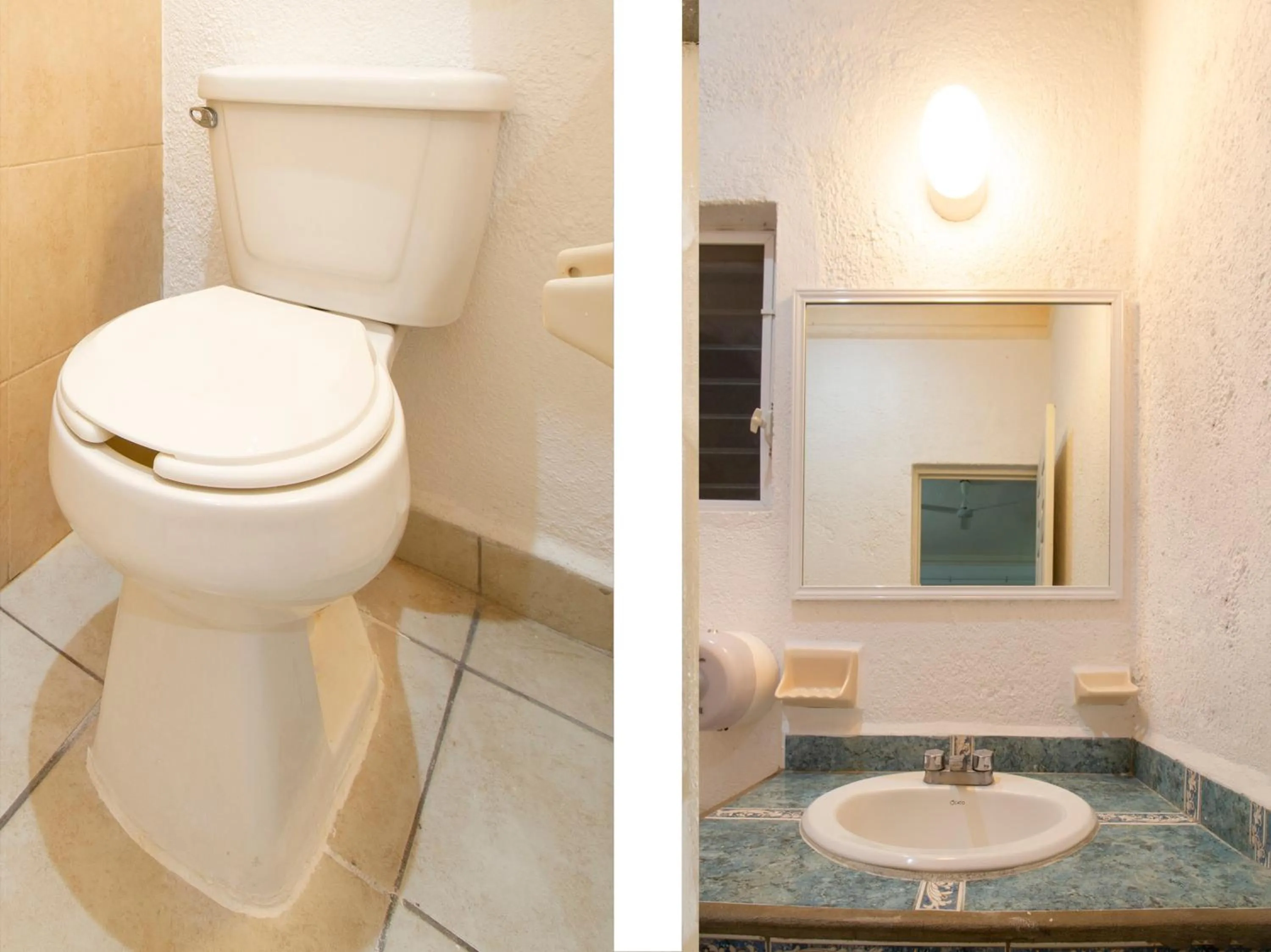 Bathroom in Hotel Parotas Manzanillo