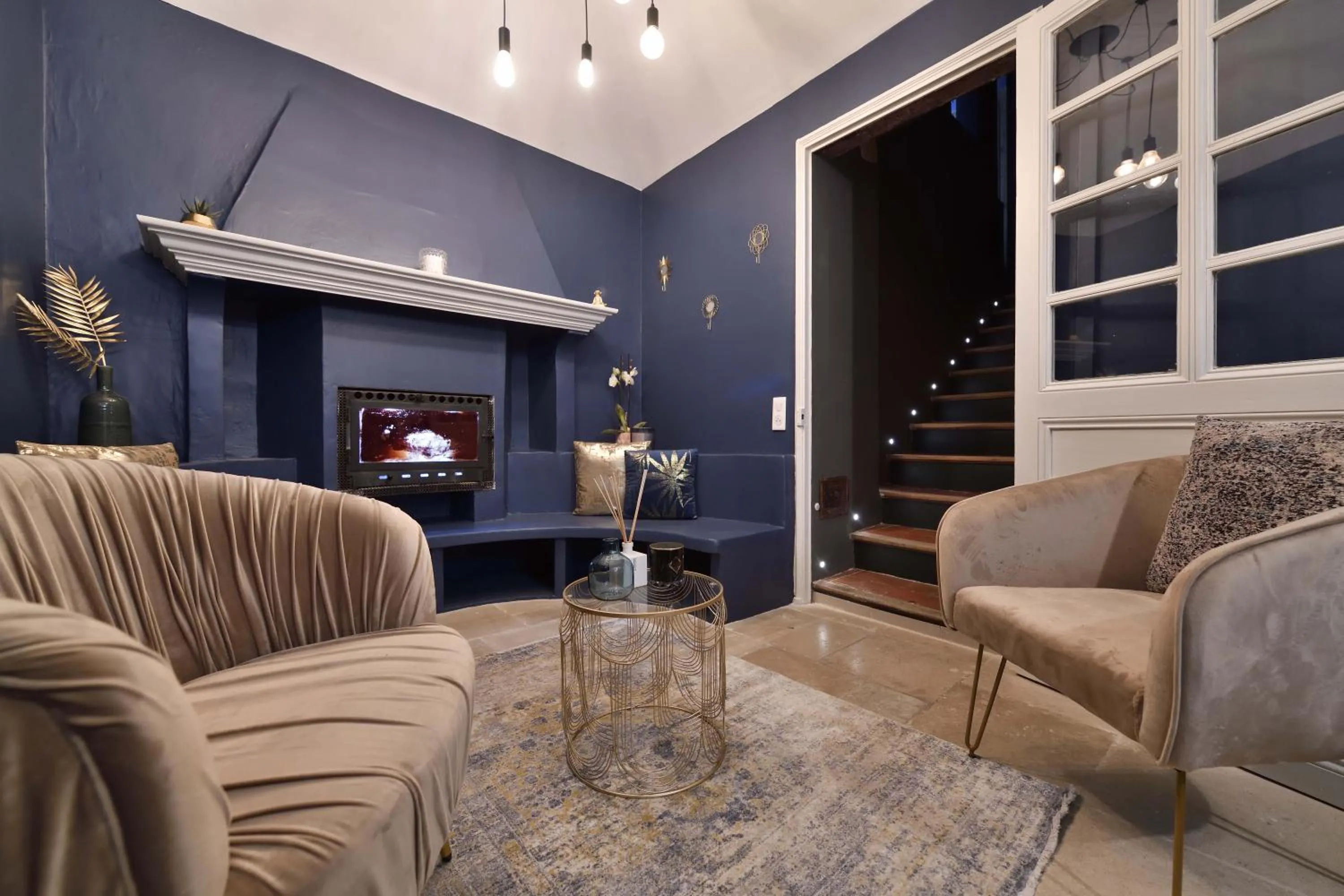 Living room in La Maison de Lourmarin