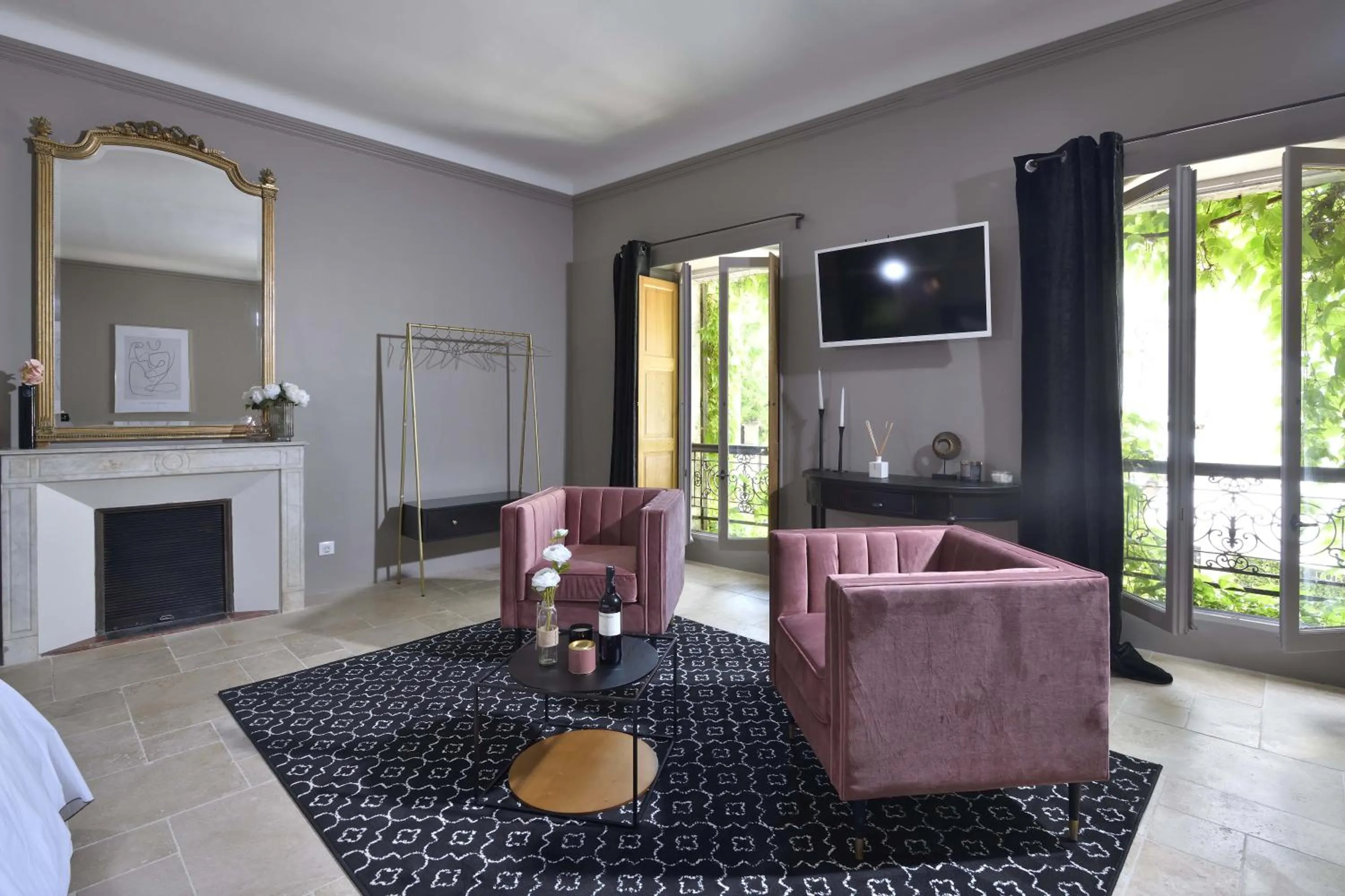 Living room in La Maison de Lourmarin