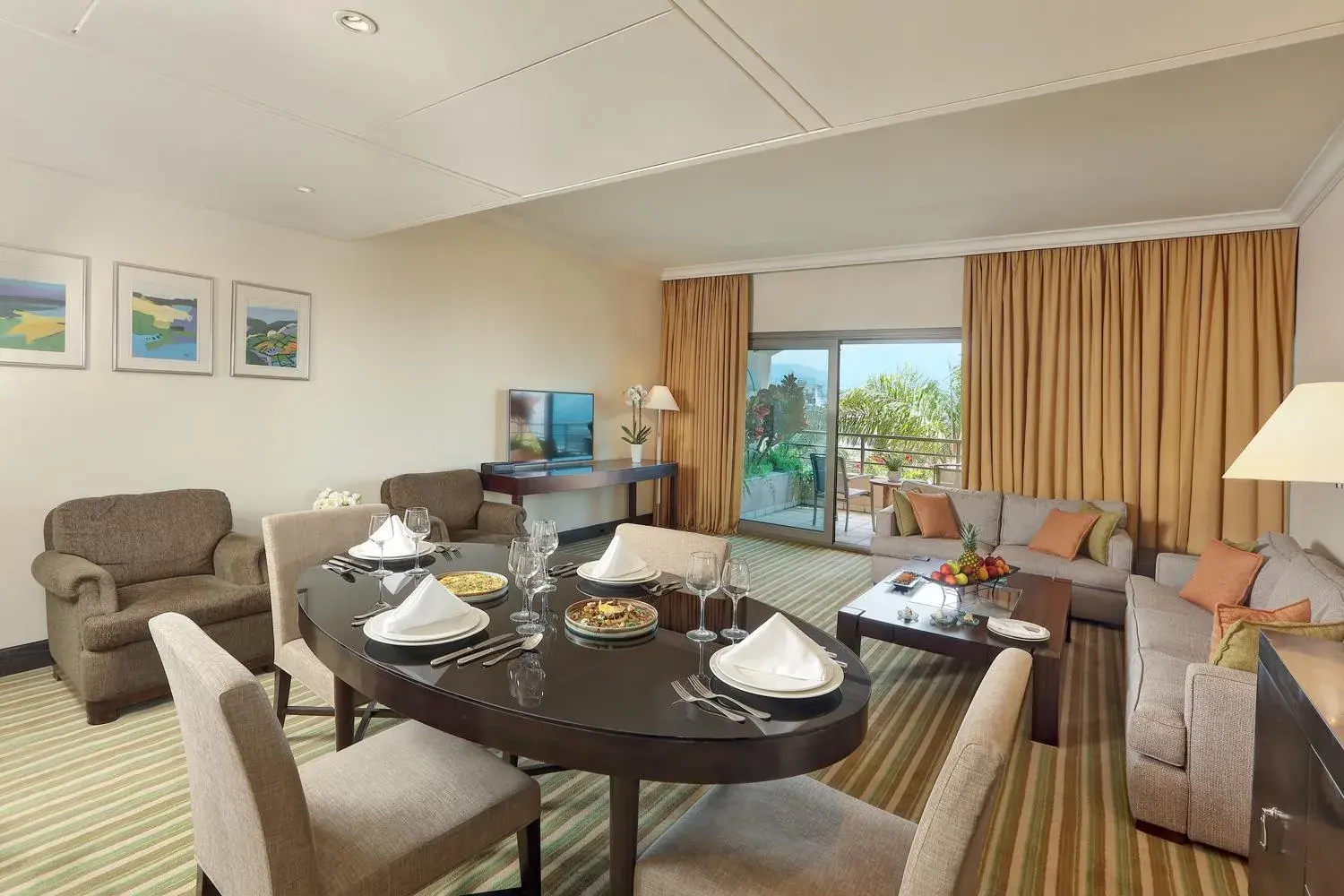 Two-Bedroom Family Apartment in Le Royal Hotel - Beirut Two-Bedroom Family Apartment in Le Royal Hotel - Beirut