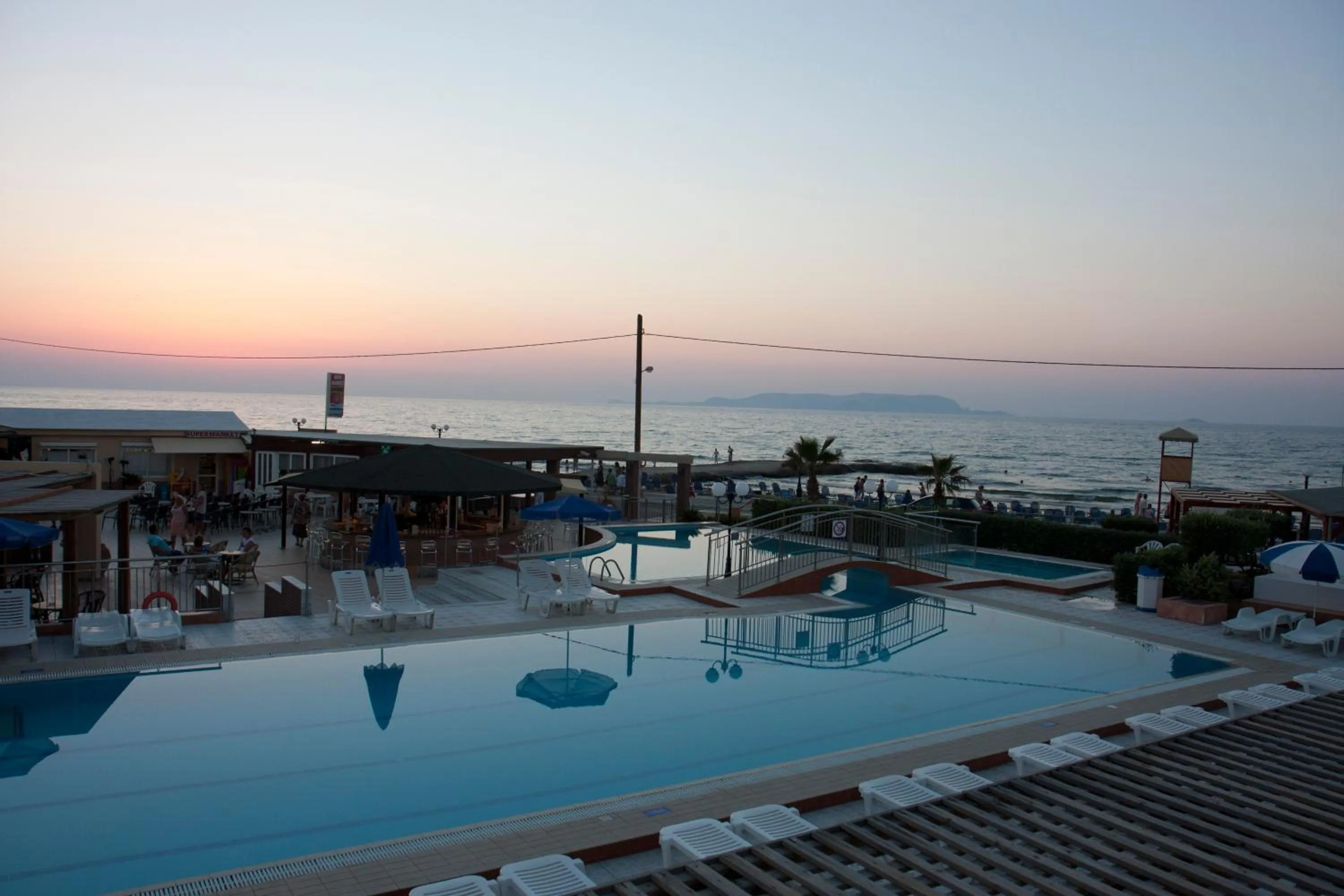 Pool view in Astir Beach Hotel
