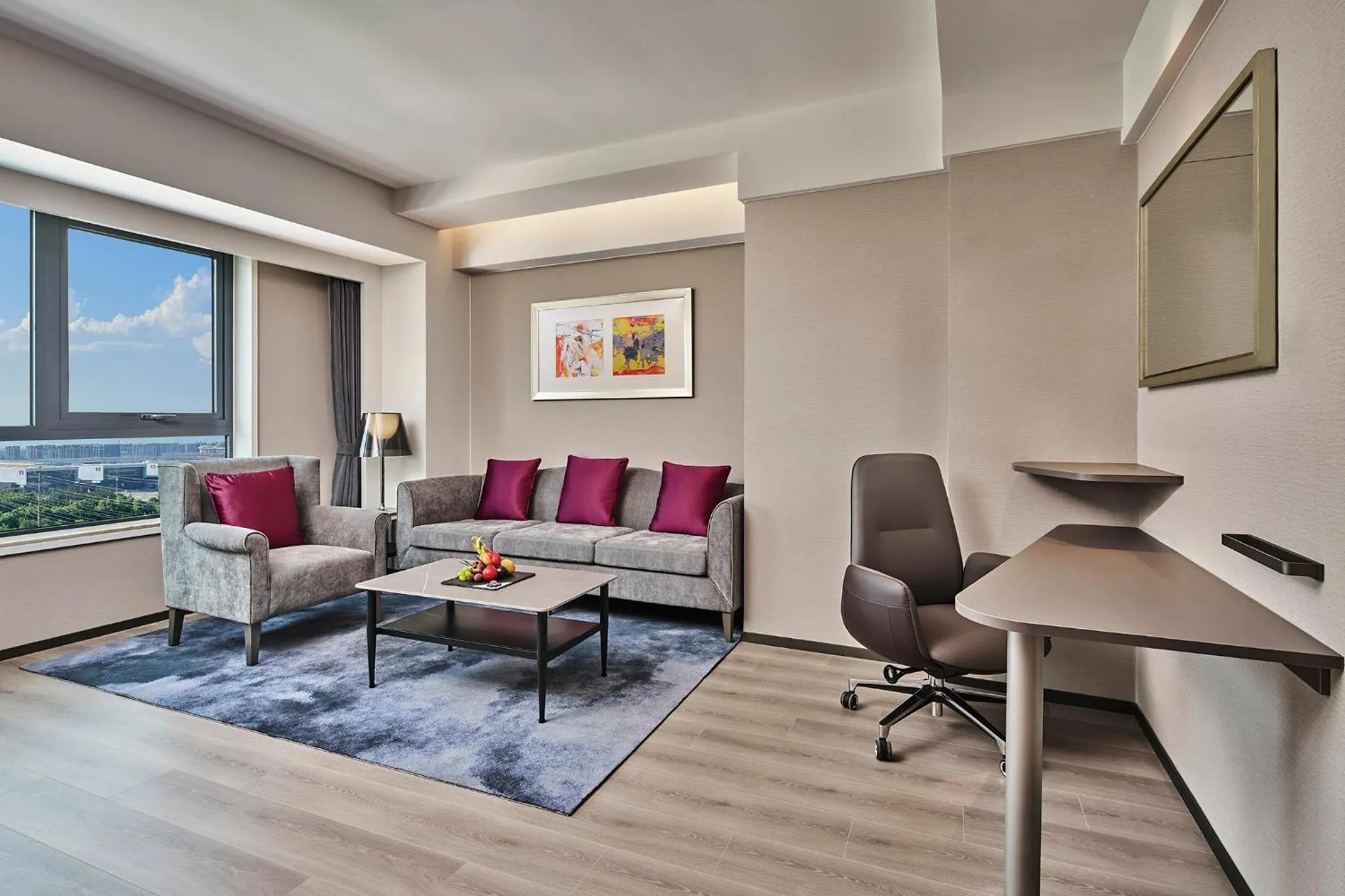 Living room in Crowne Plaza Beijing International Airport by IHG