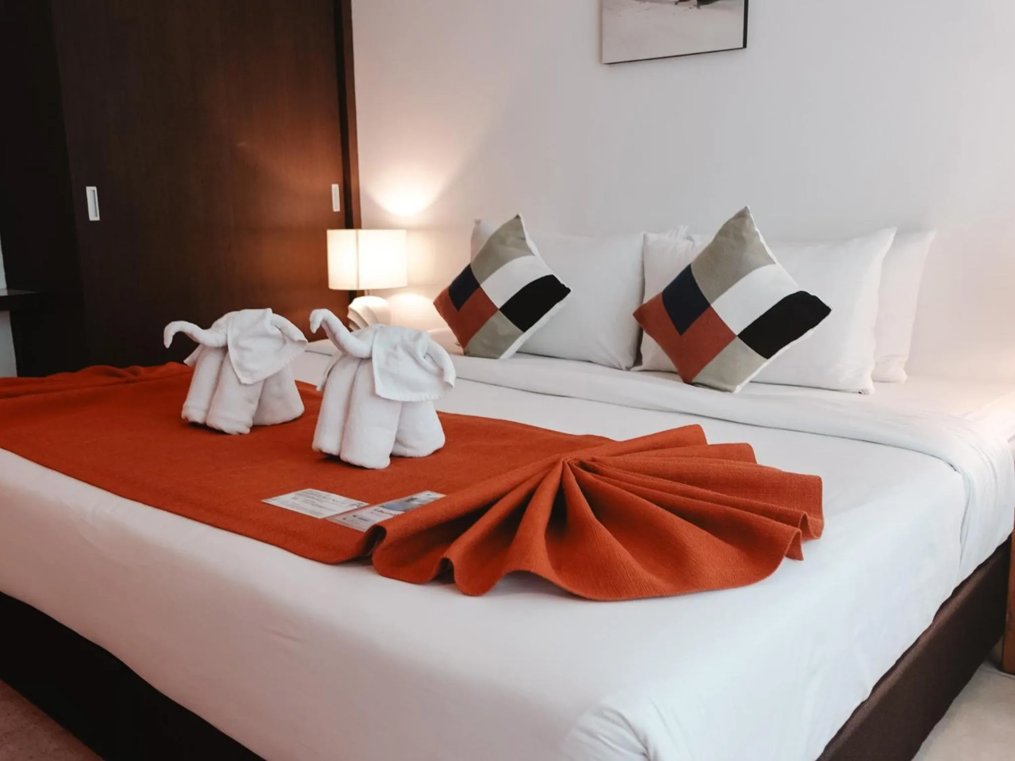 Bed in Hilltop Wellness Resort