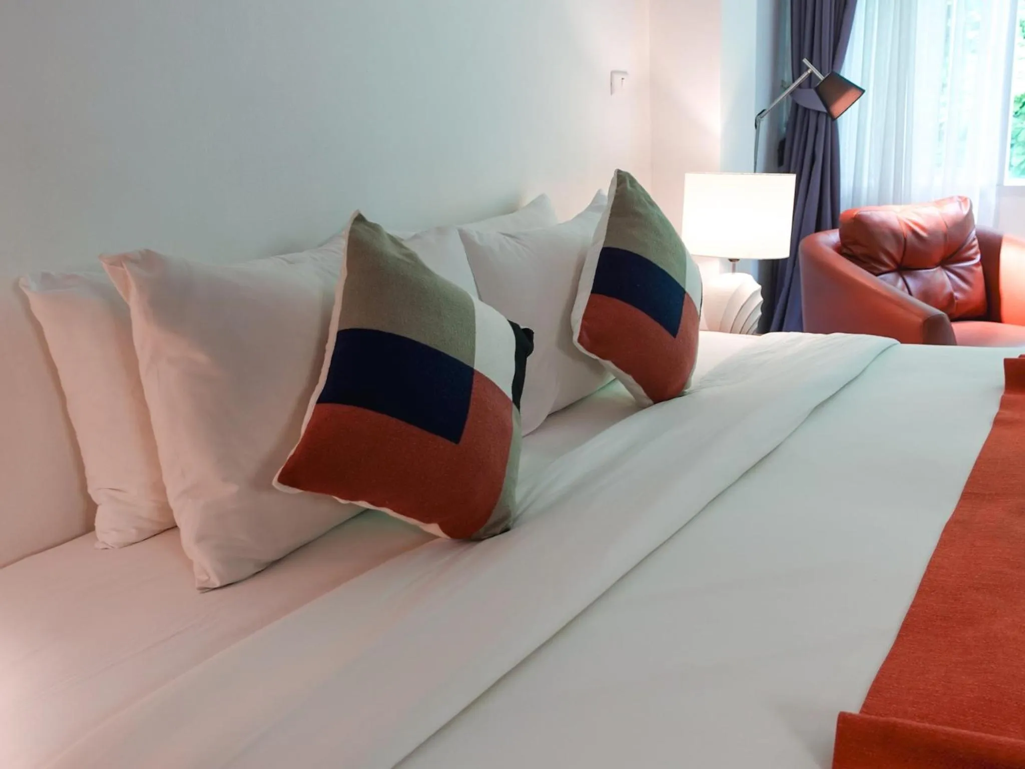 Bed in Hilltop Wellness Resort