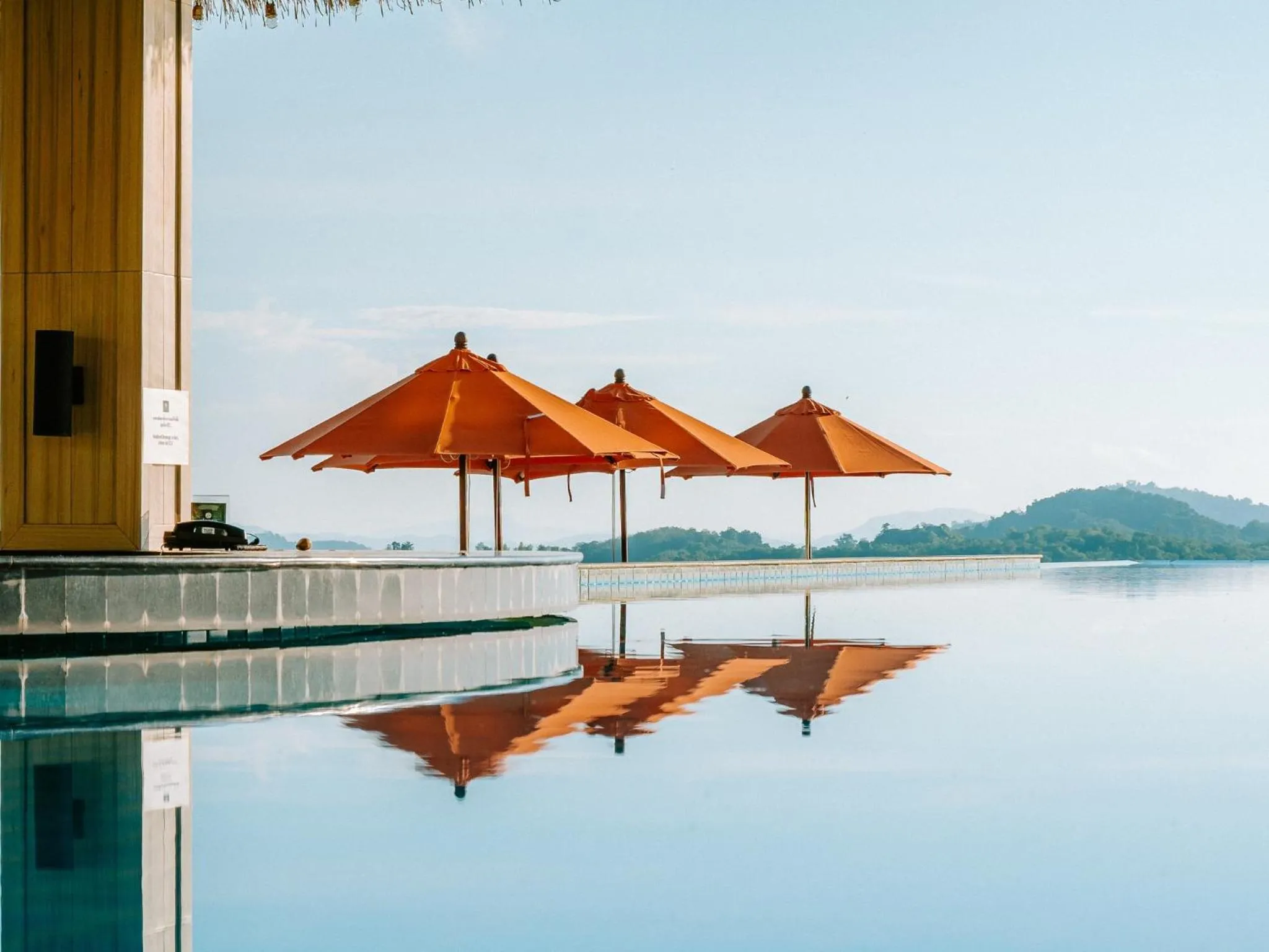 Swimming pool in Hilltop Wellness Resort