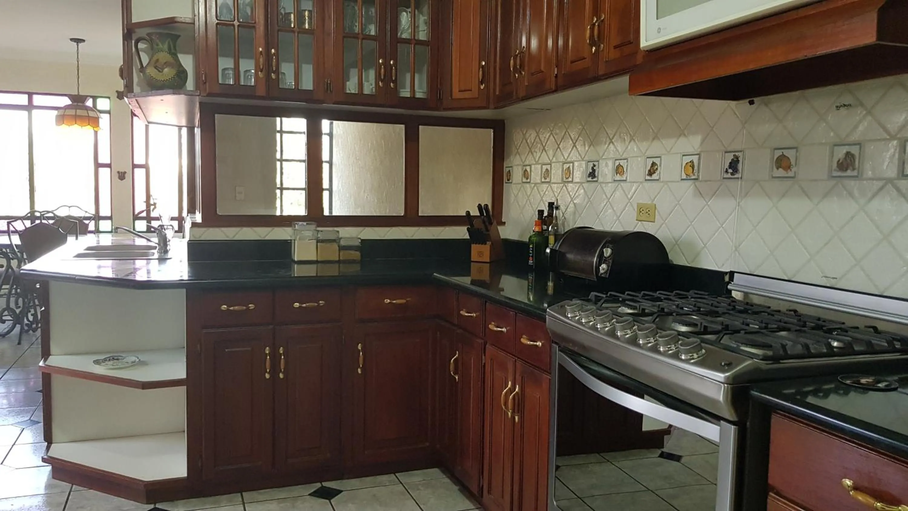 Communal kitchen in Aurora Express