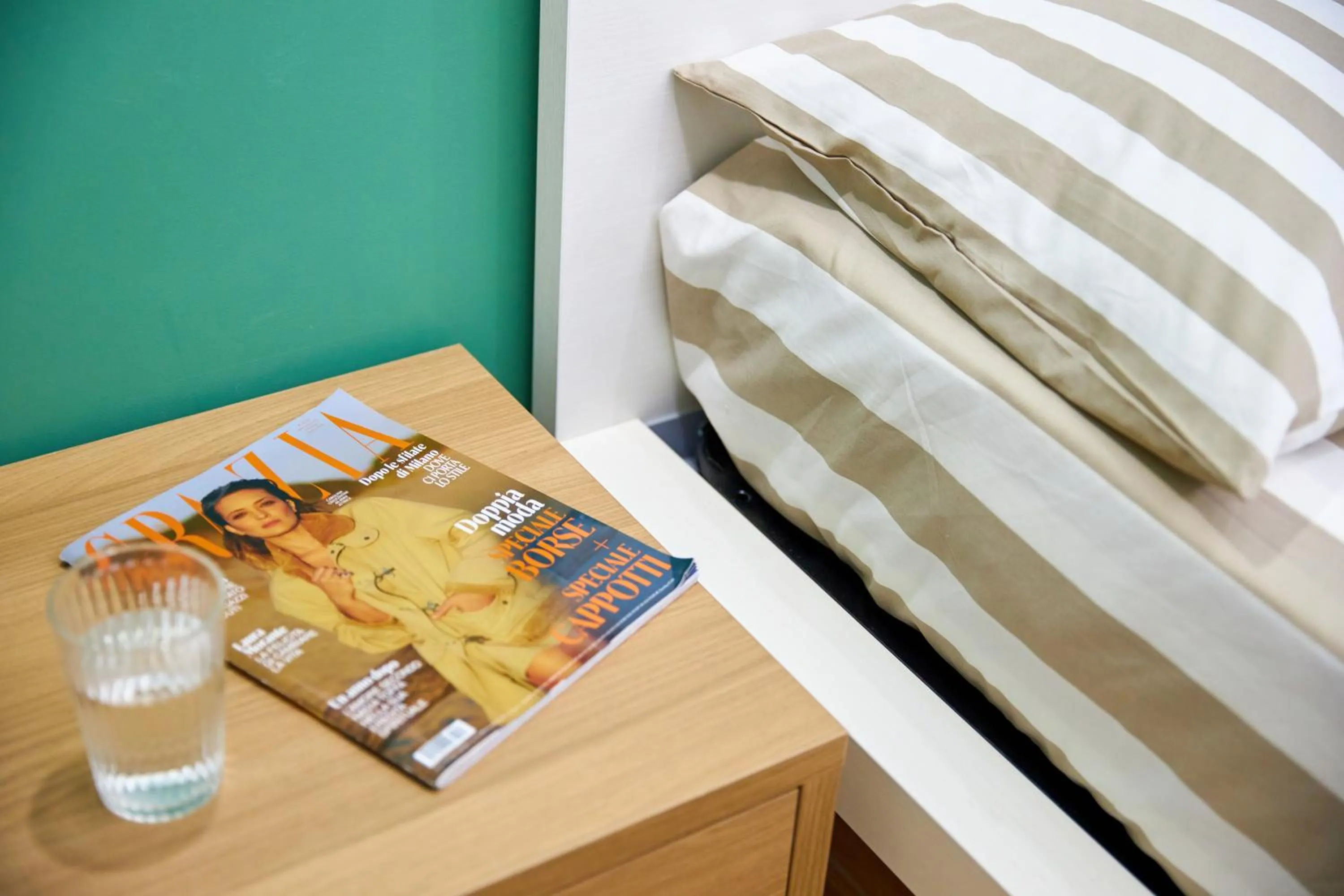 Decorative detail, Bed in ZEROPENSIERI B&B