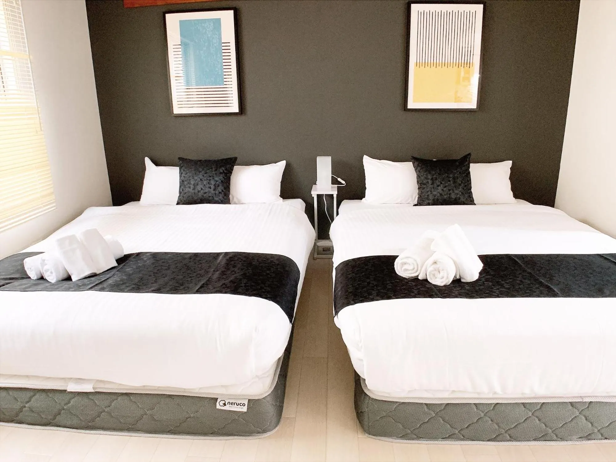 Bed in OUCHI HOTEL Kanayama-cho with Dogs