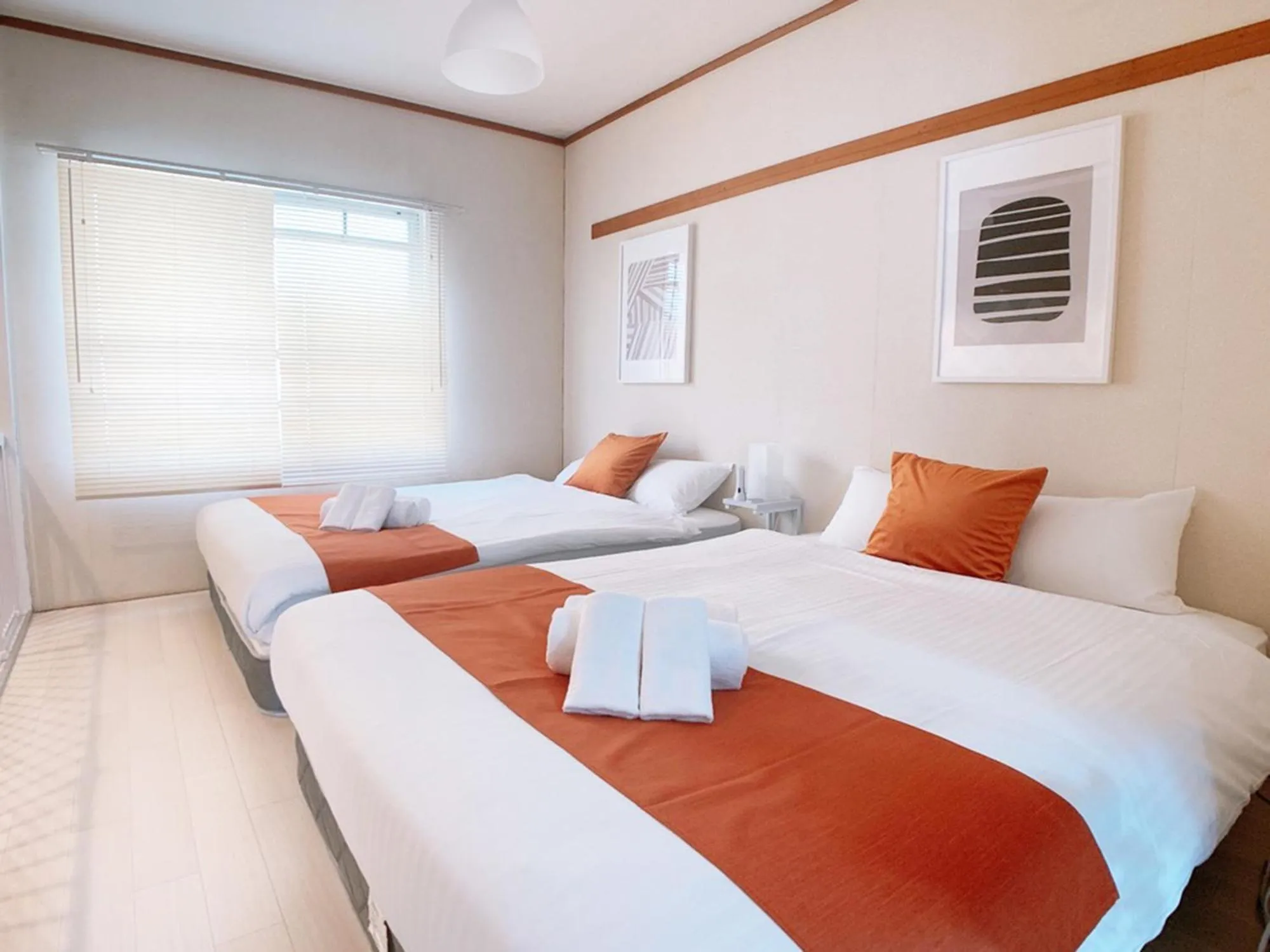 Bed in OUCHI HOTEL Kanayama-cho with Dogs