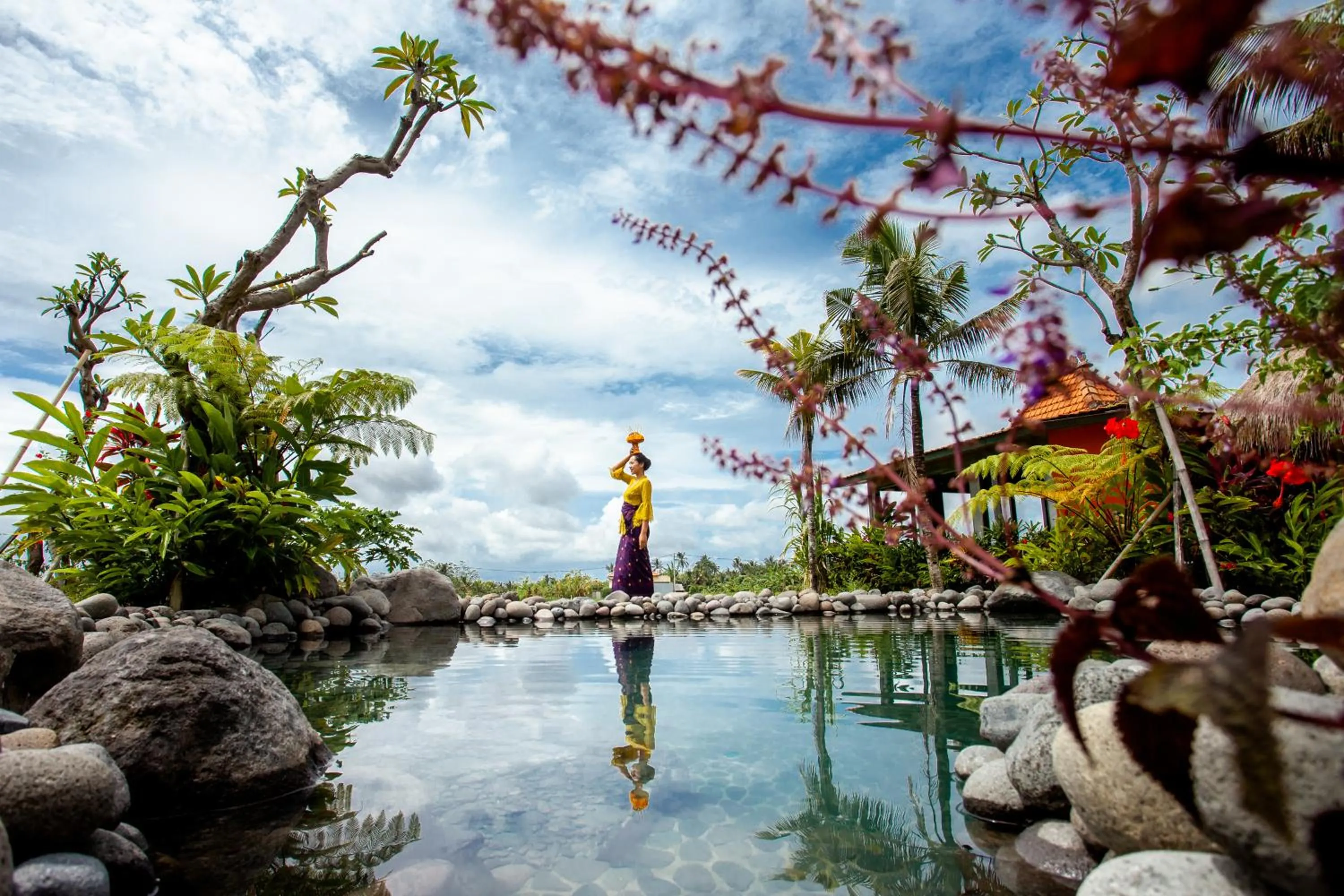 Swimming pool in Arya Arkananta Resort & Spa