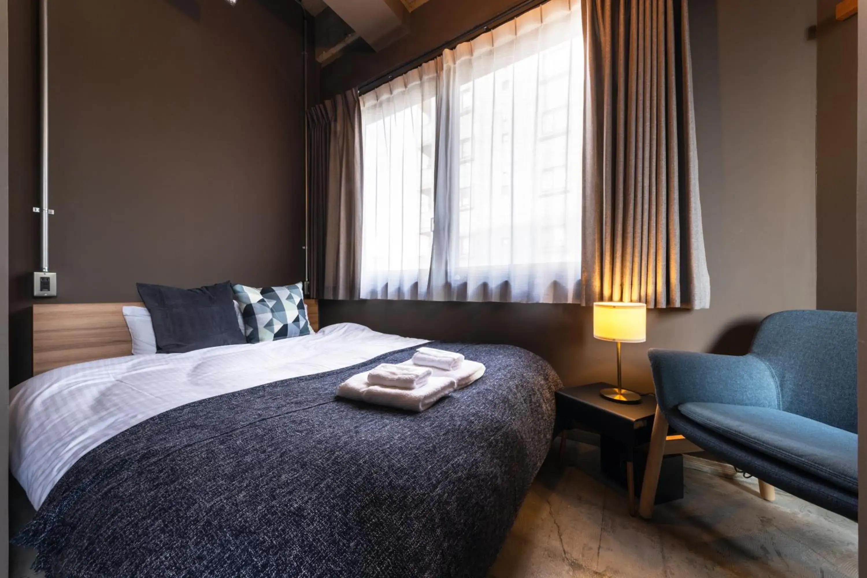 Double Room in UNPLAN Fukuoka Double Room in UNPLAN Fukuoka