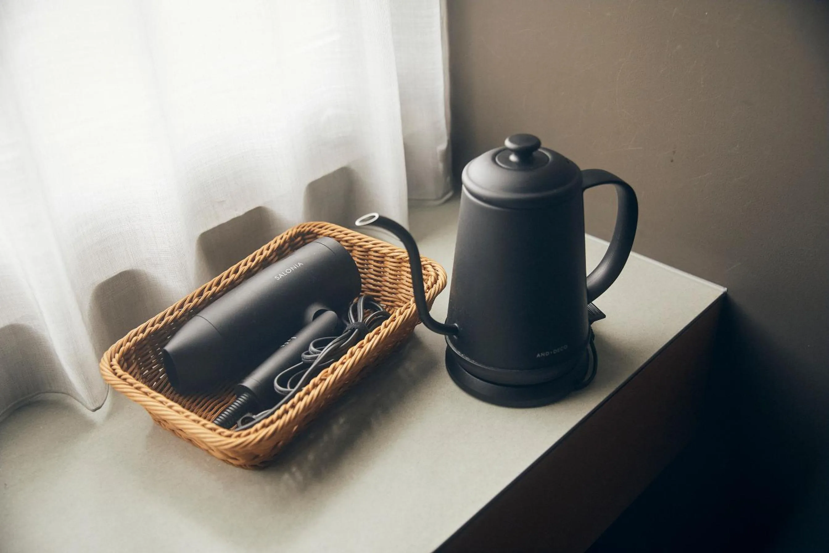 hair dryier in UNPLAN Fukuoka