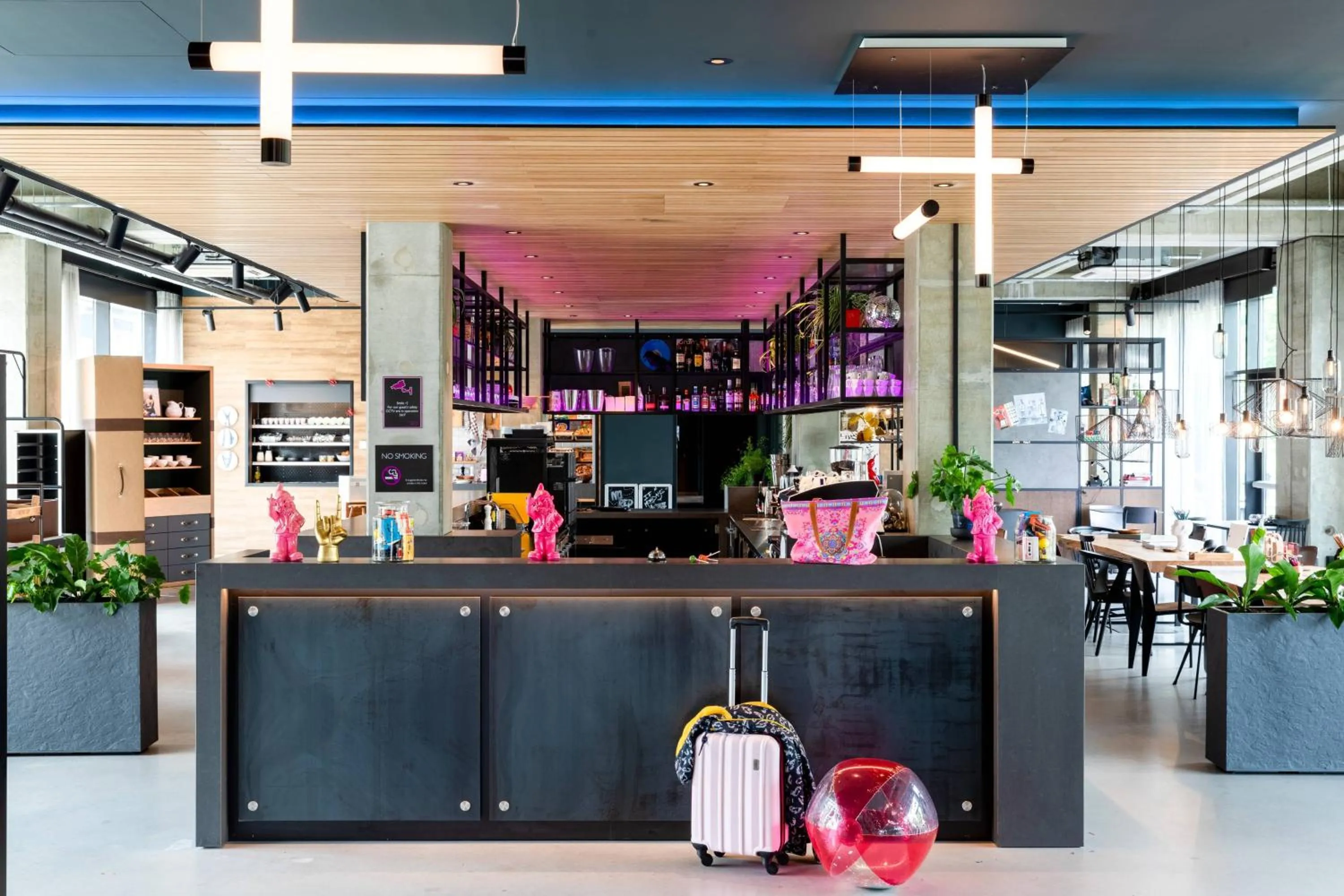 Lobby or reception in Moxy Utrecht