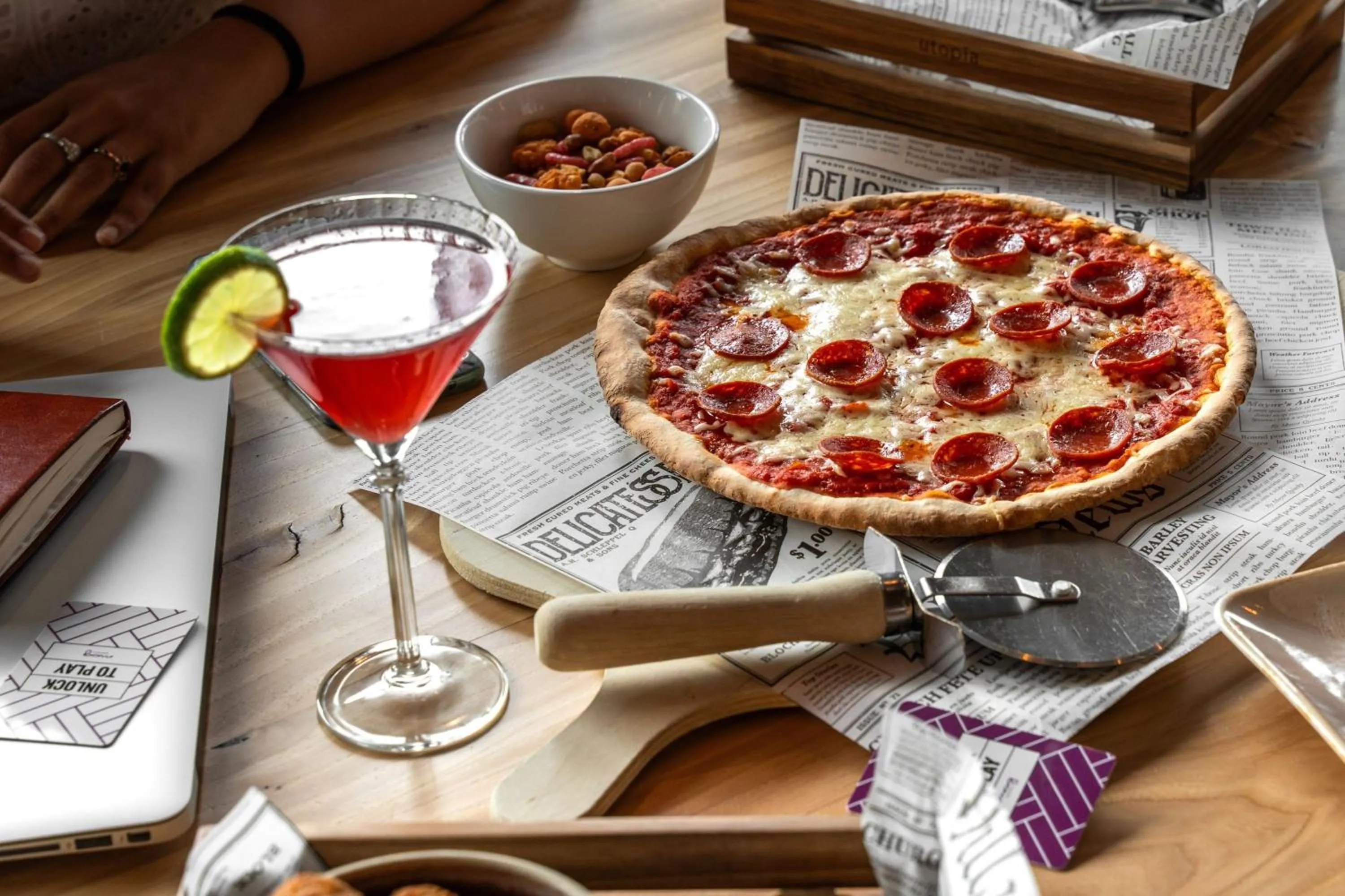 Lounge or bar in Moxy Utrecht