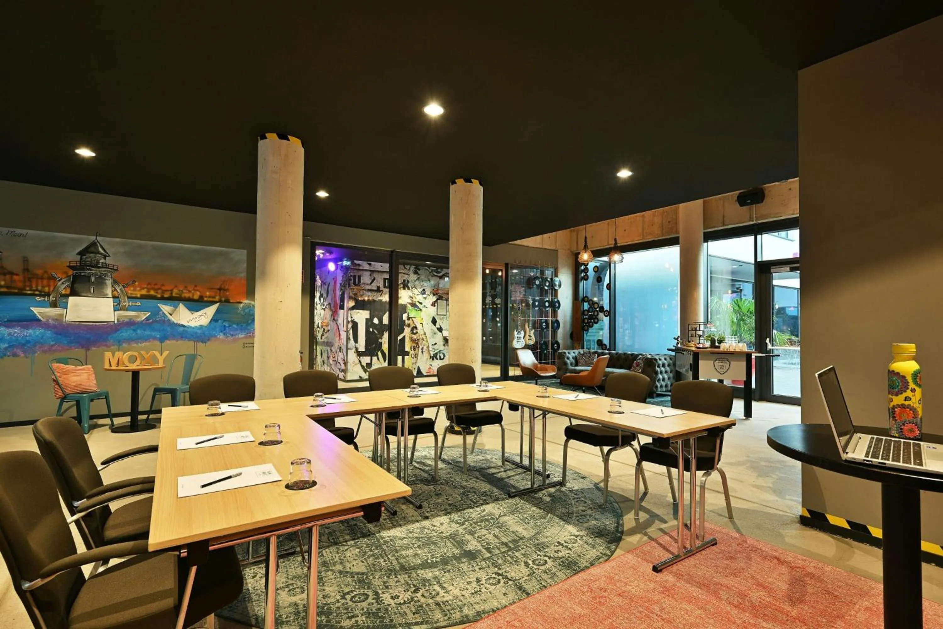 Meeting/conference room in Moxy Hamburg Altona
