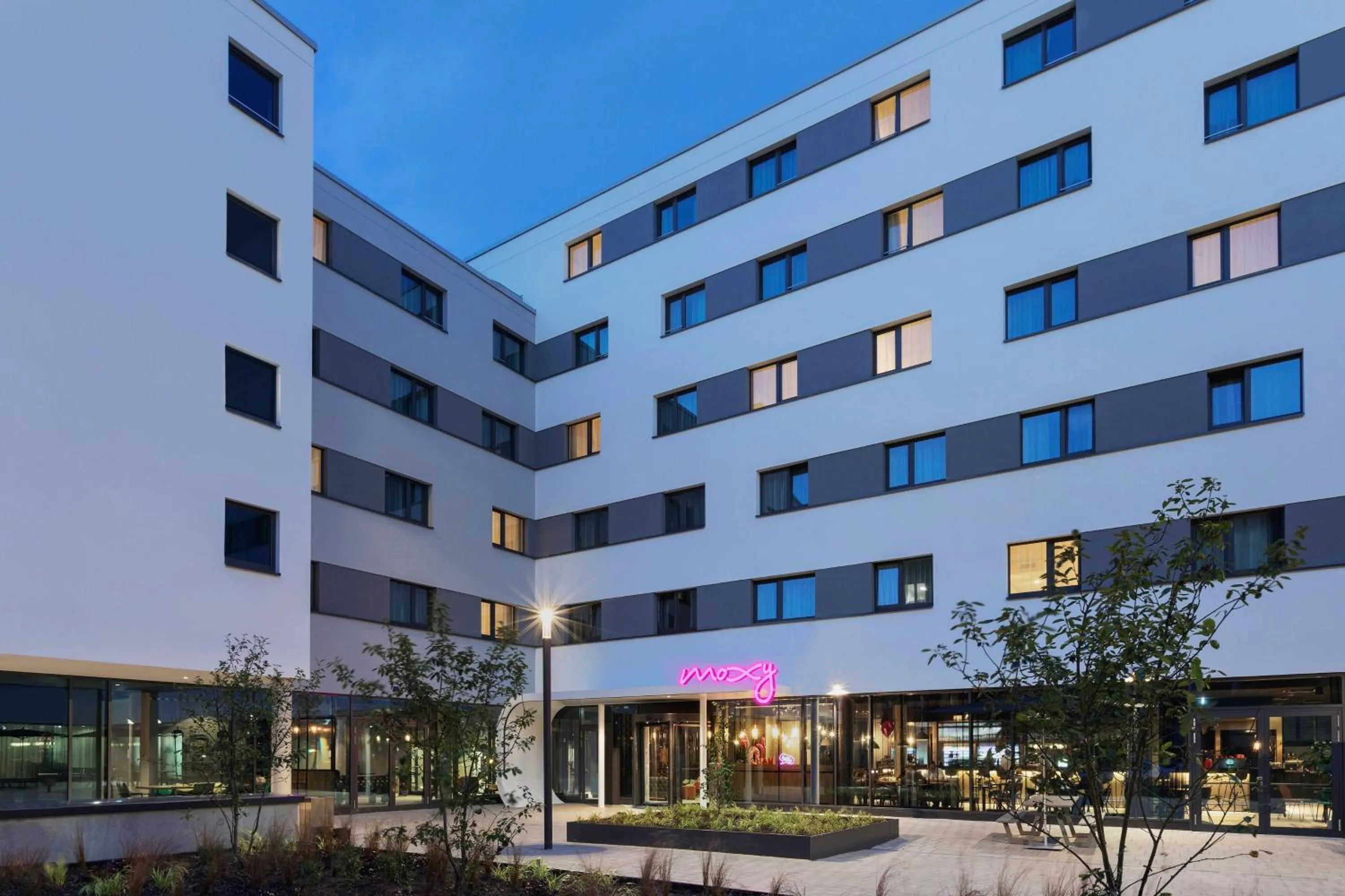 Property building in Moxy Hamburg Altona