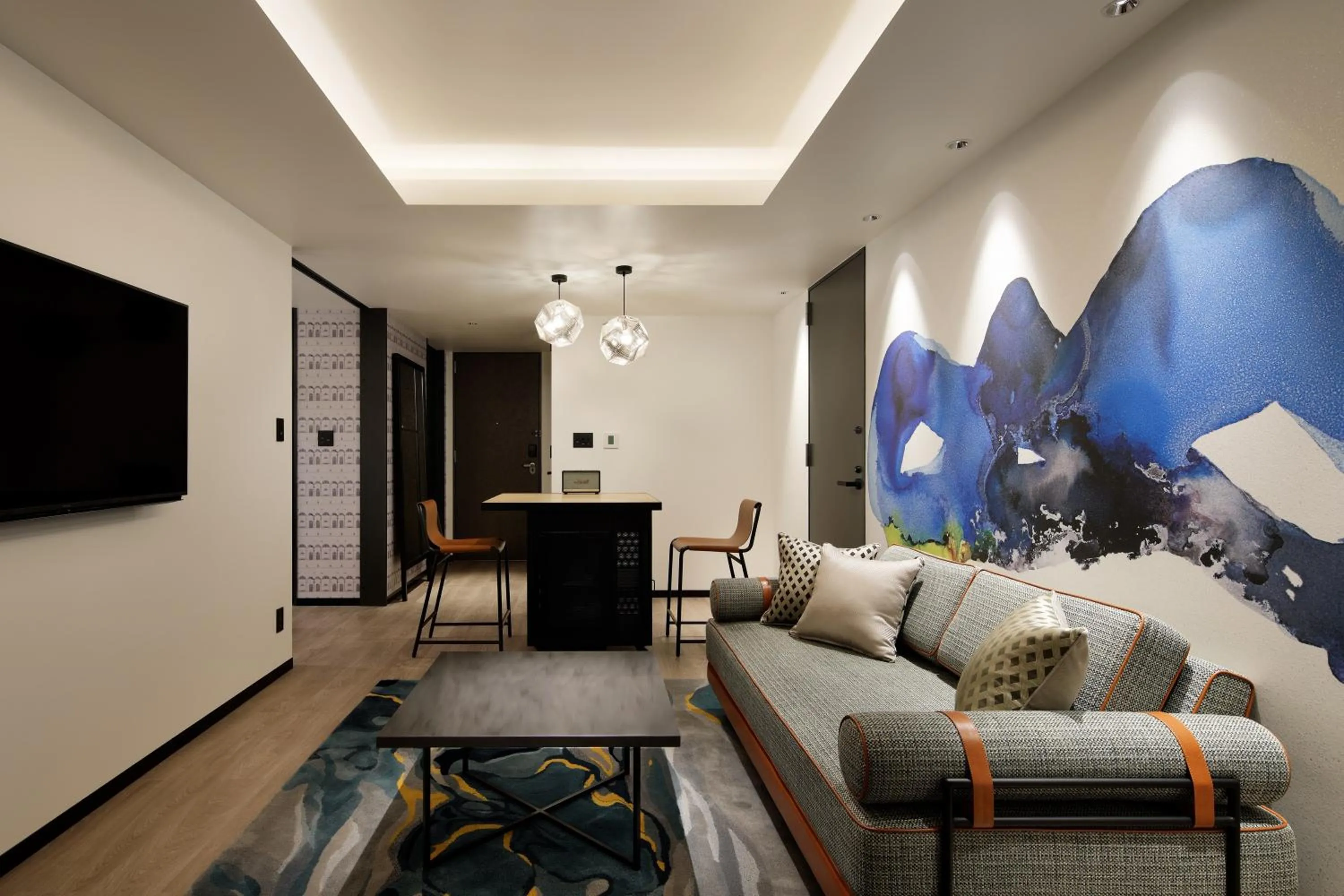 Living room in Aloft Osaka Dojima