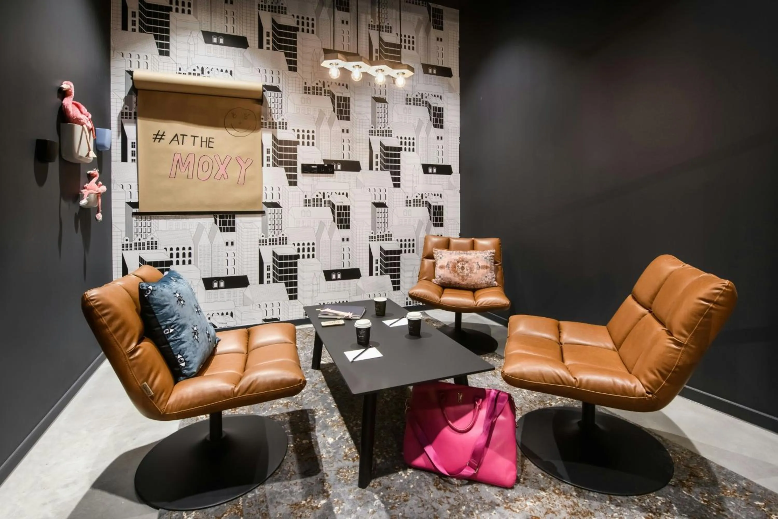 Meeting/conference room in Moxy Stuttgart Feuerbach