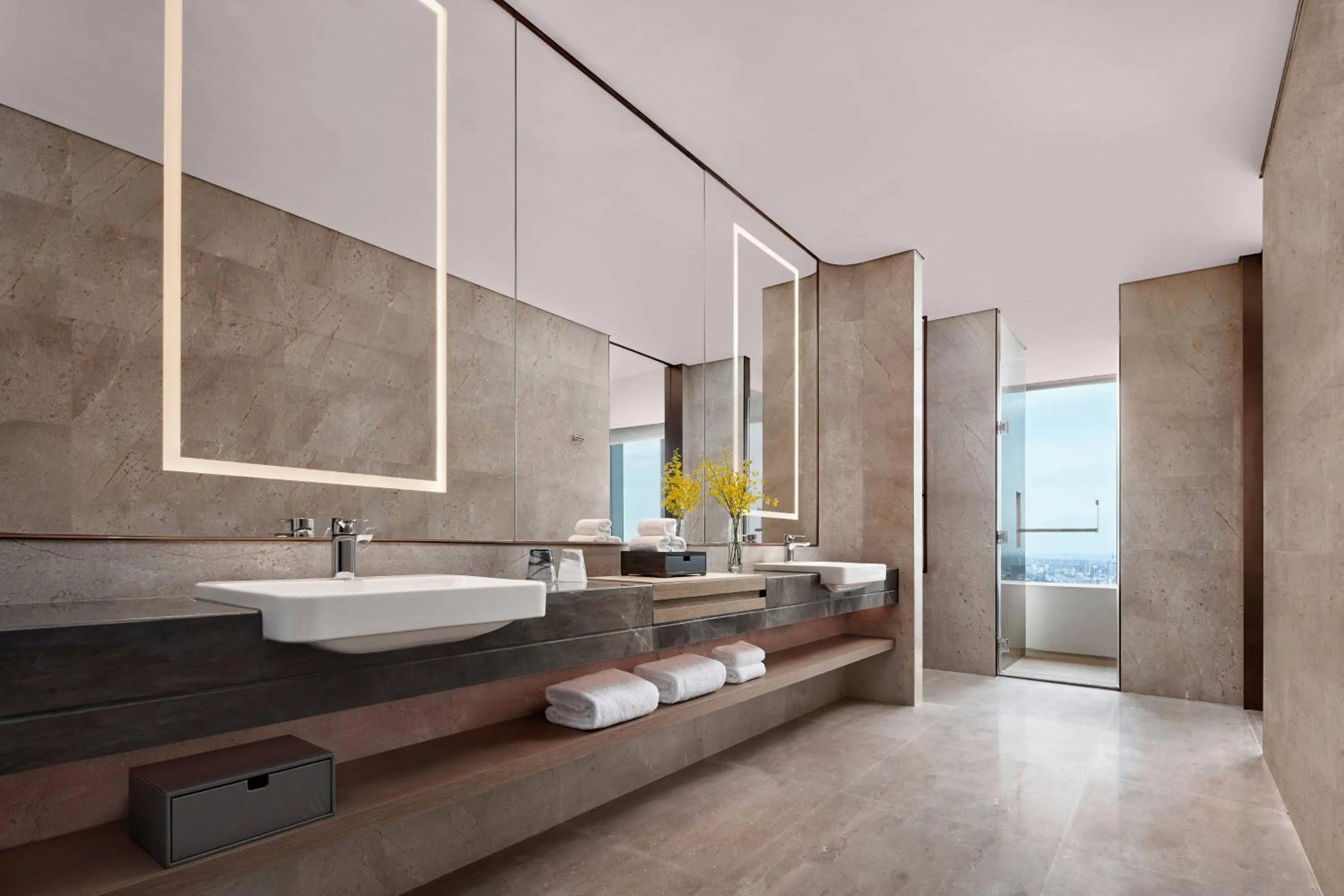 Bathroom in Yancheng Marriott Hotel