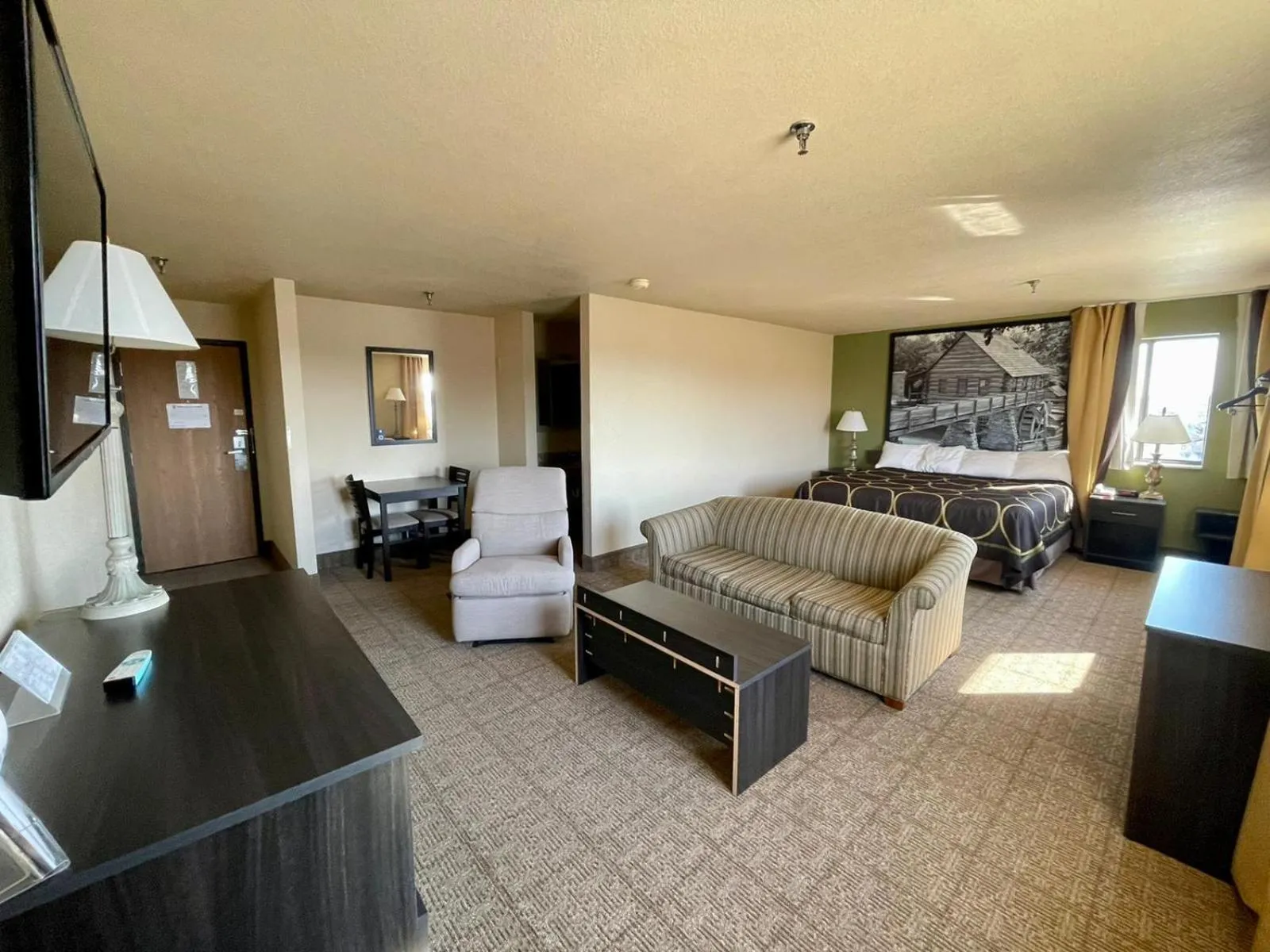 Bed in Super 8 by Wyndham Macon