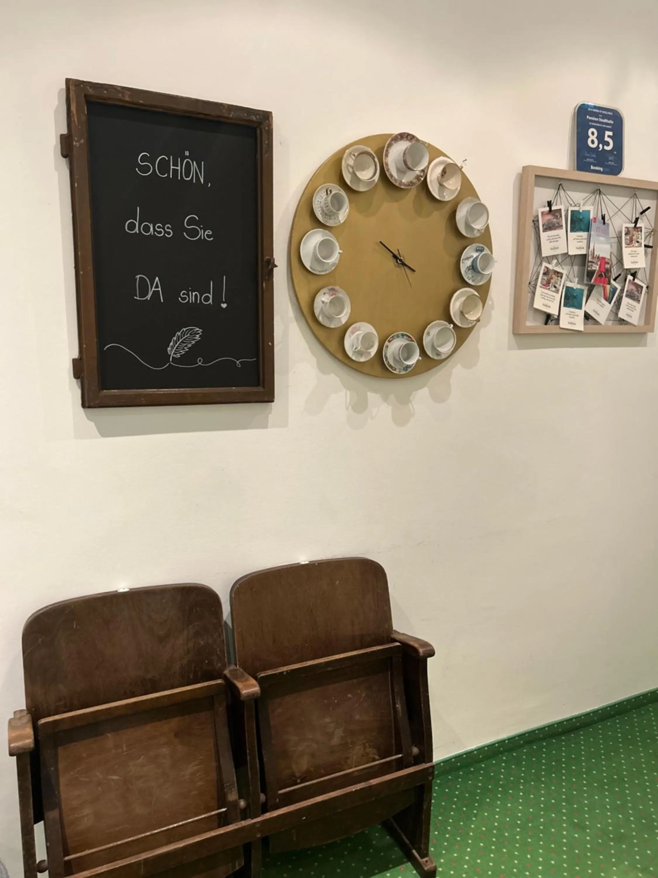 Seating area in Pension Stadthalle