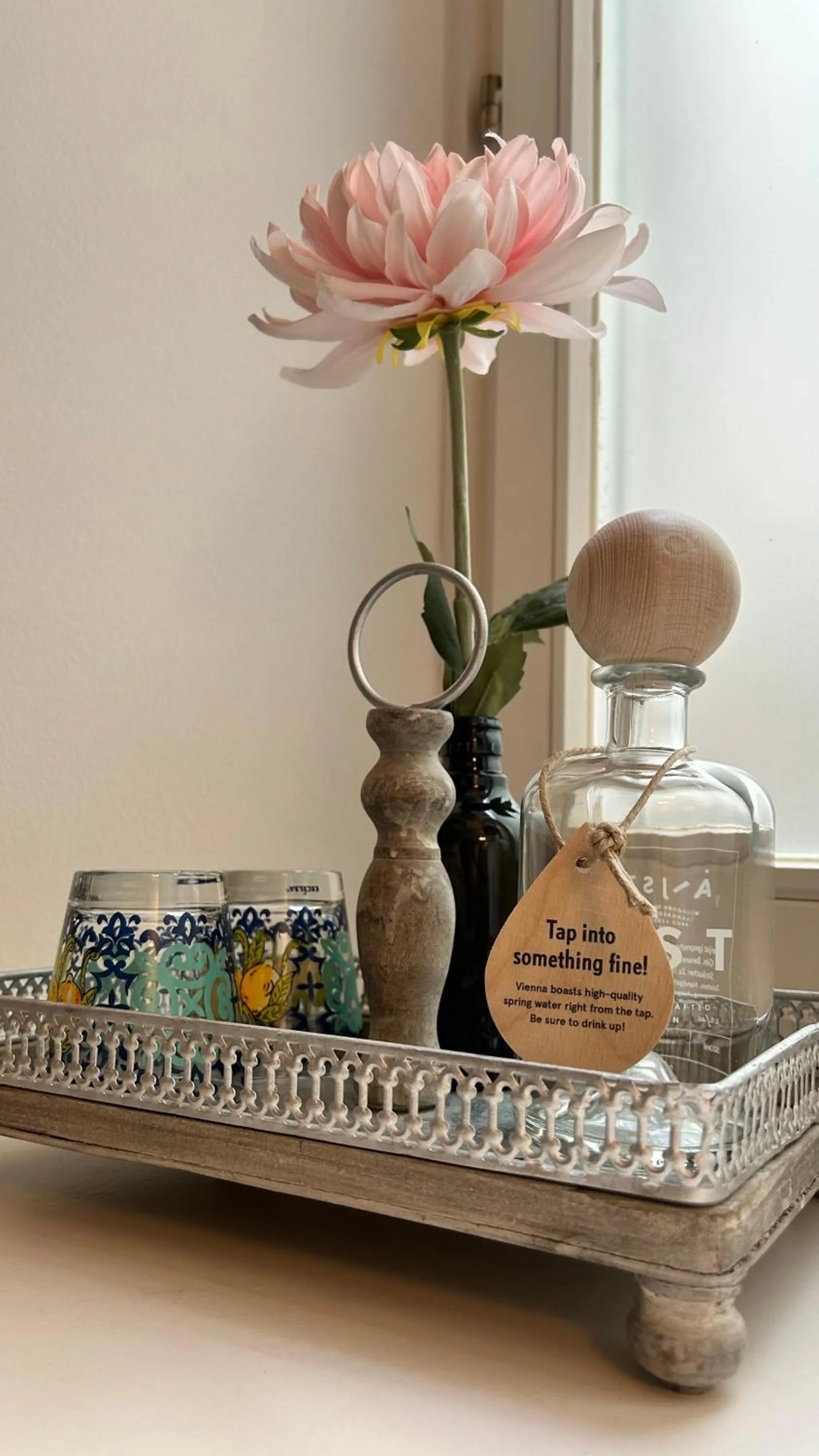 Decorative detail in Pension Stadthalle