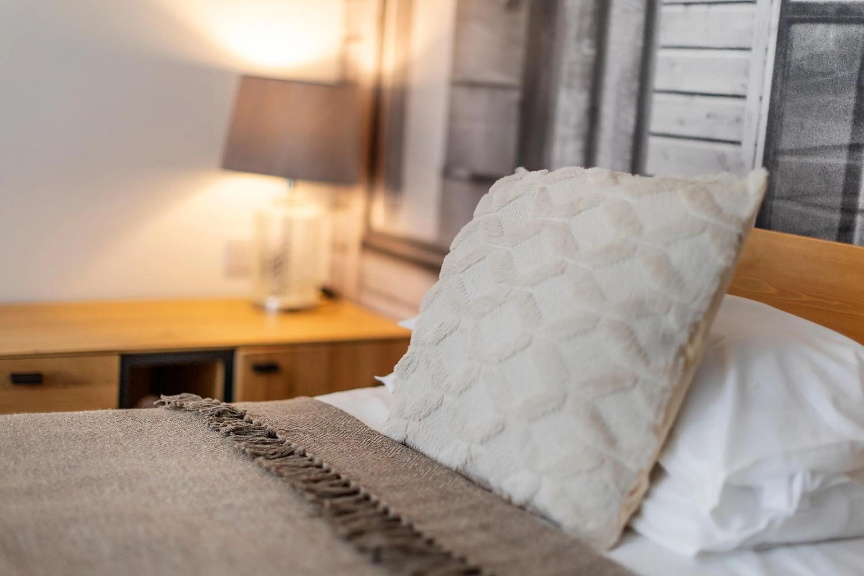 Bed in Lodges at Flimwell Park