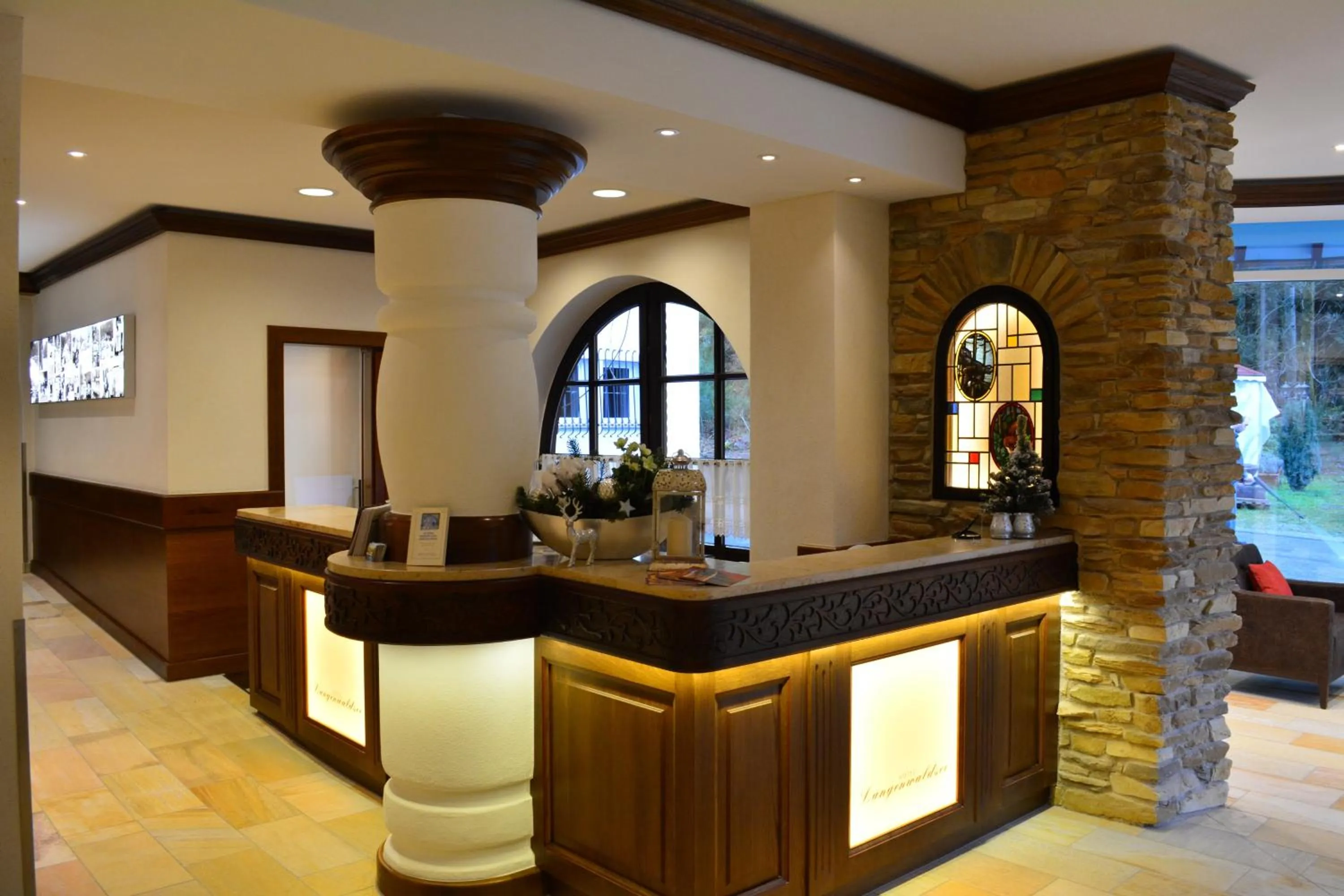Lobby or reception in Hotel Langenwaldsee
