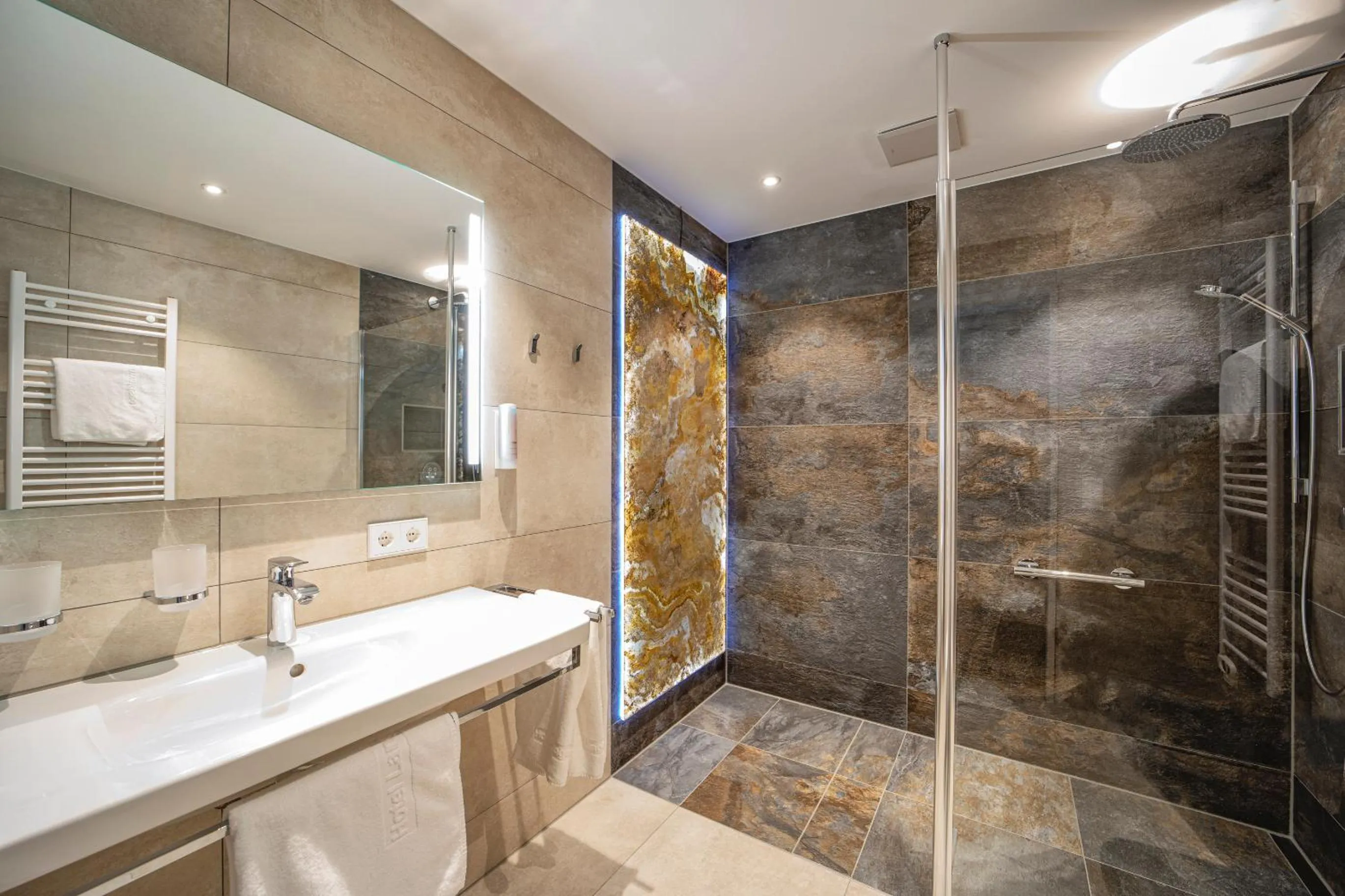 Shower in Hotel Langenwaldsee