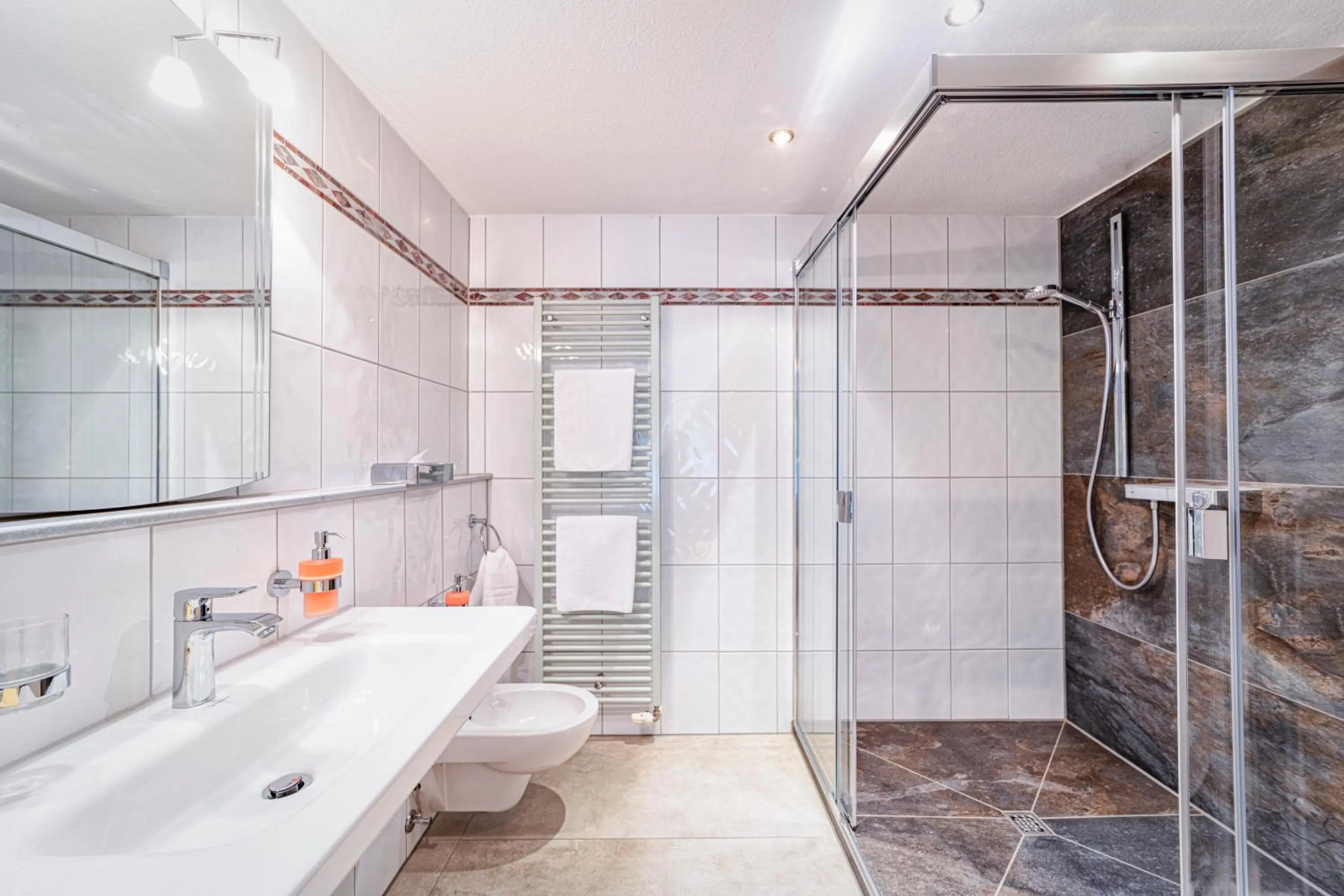 Shower in Hotel Langenwaldsee