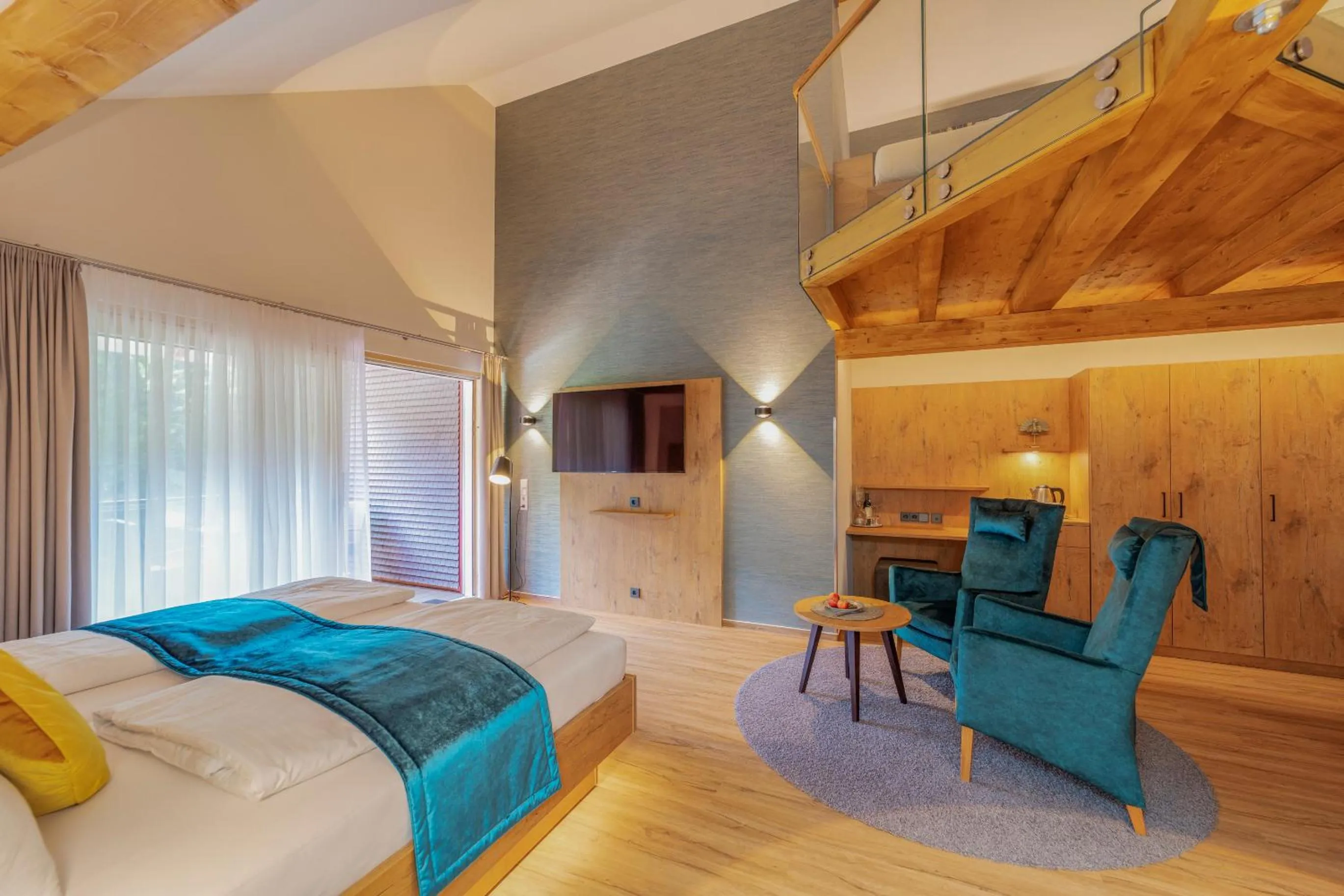 Bed in Hotel Langenwaldsee