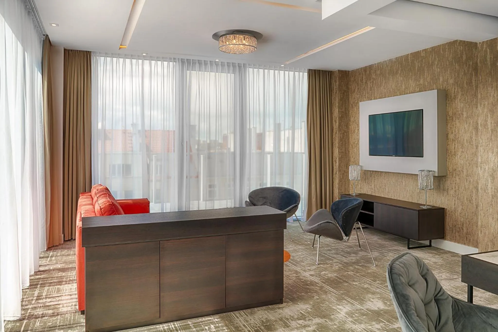 Living room in Grand Focus Hotel Szczecin