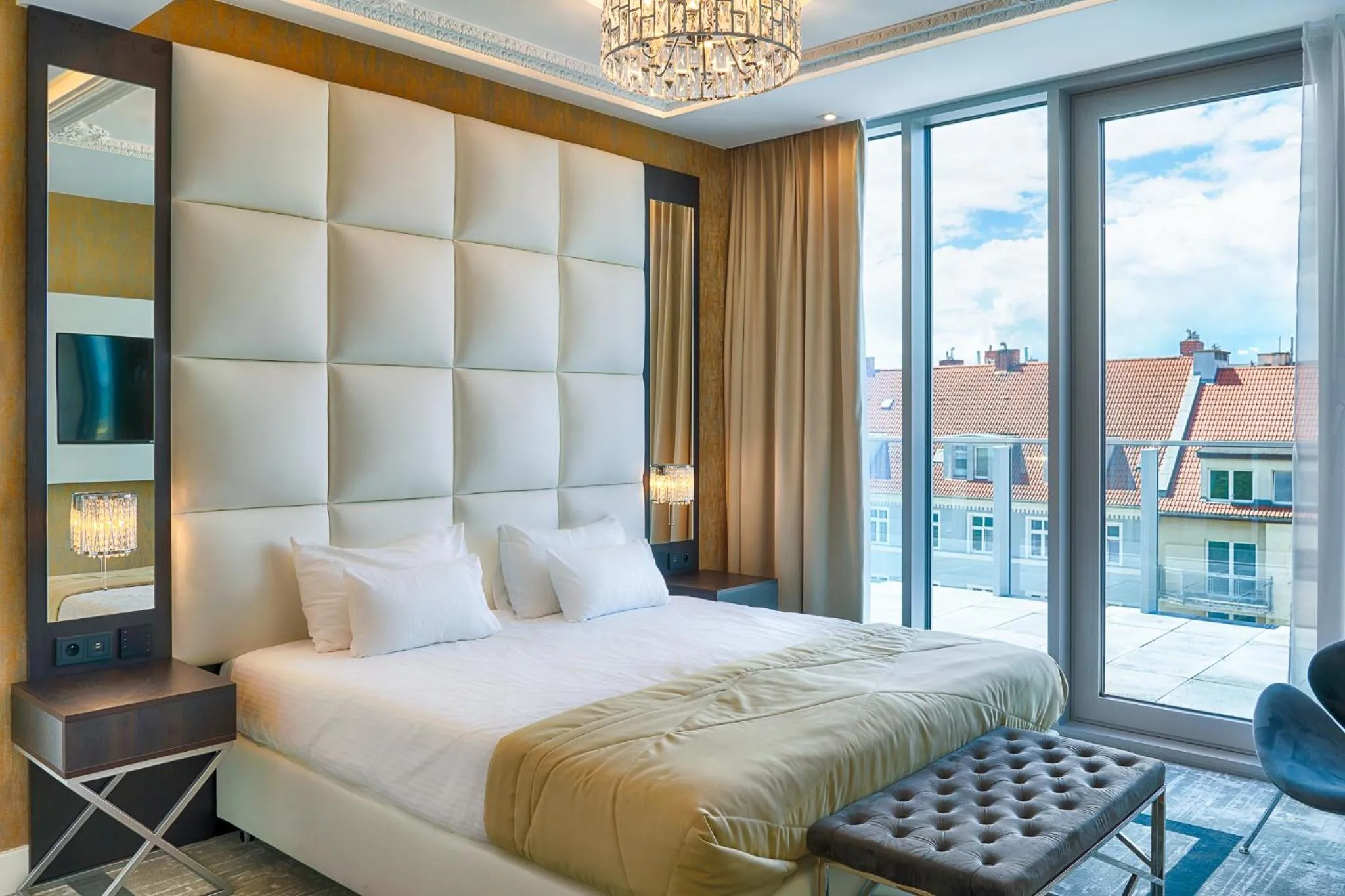 Photo of the whole room, Bed in Grand Focus Hotel Szczecin