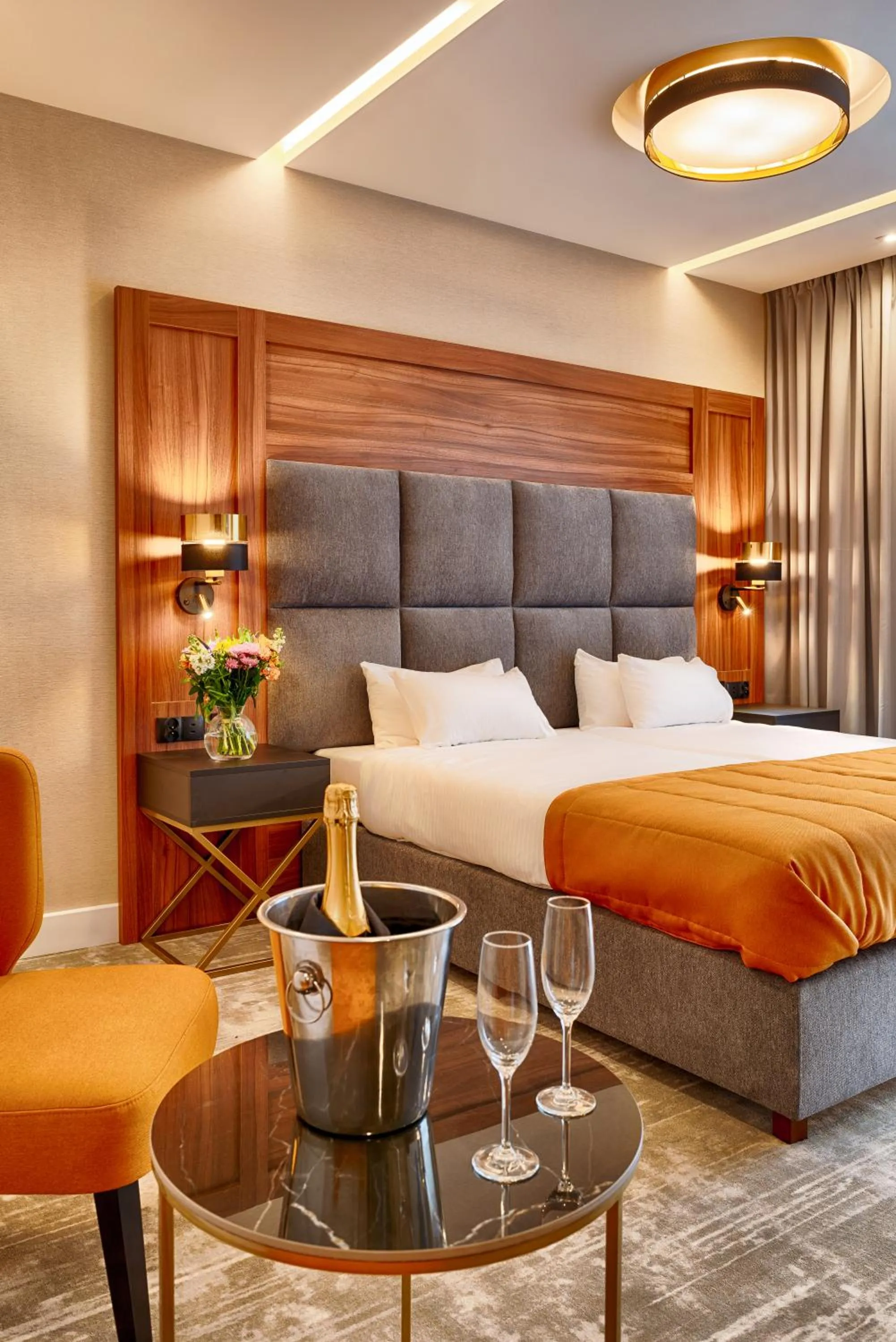 Bed in Grand Focus Hotel Szczecin