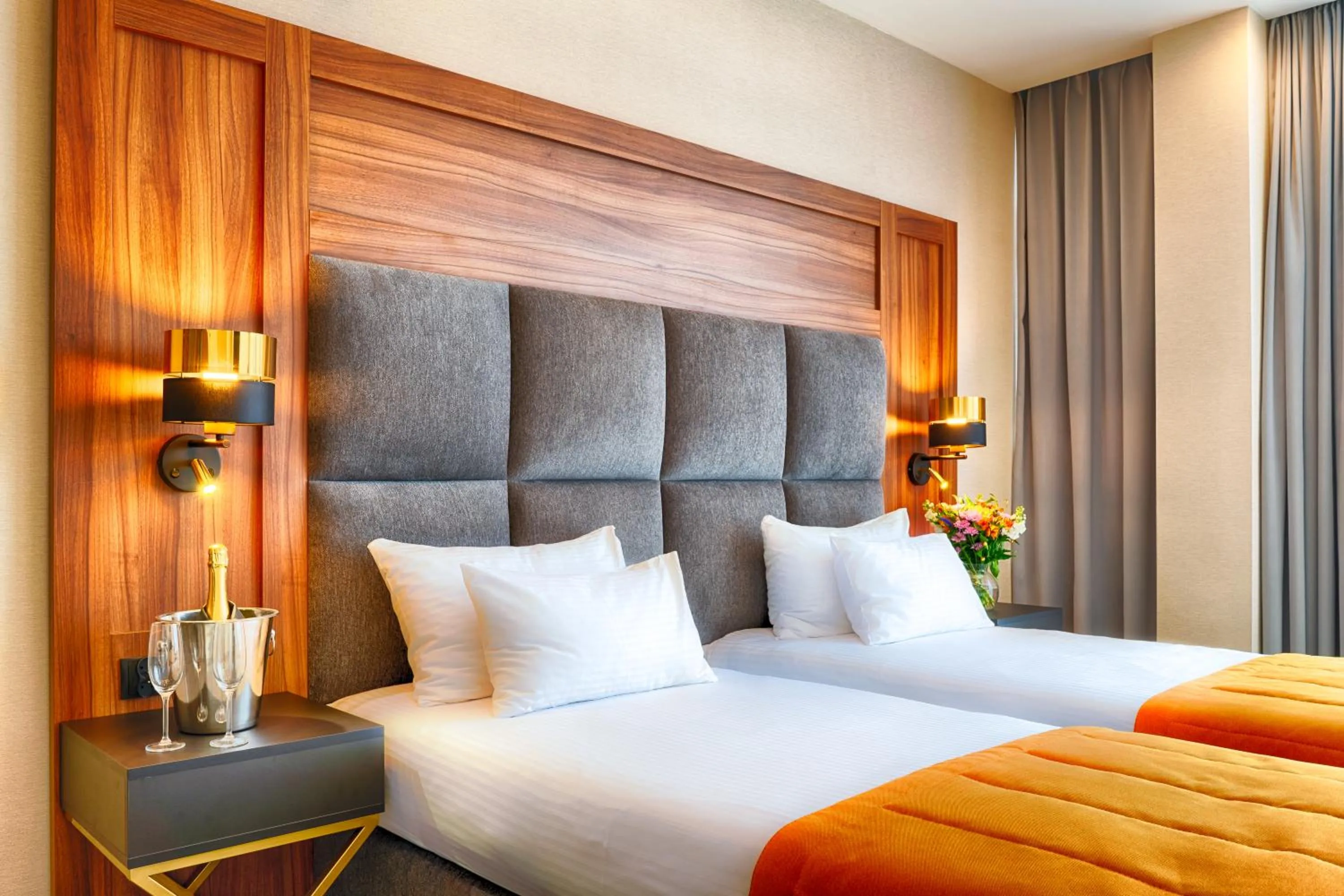 Photo of the whole room, Bed in Grand Focus Hotel Szczecin