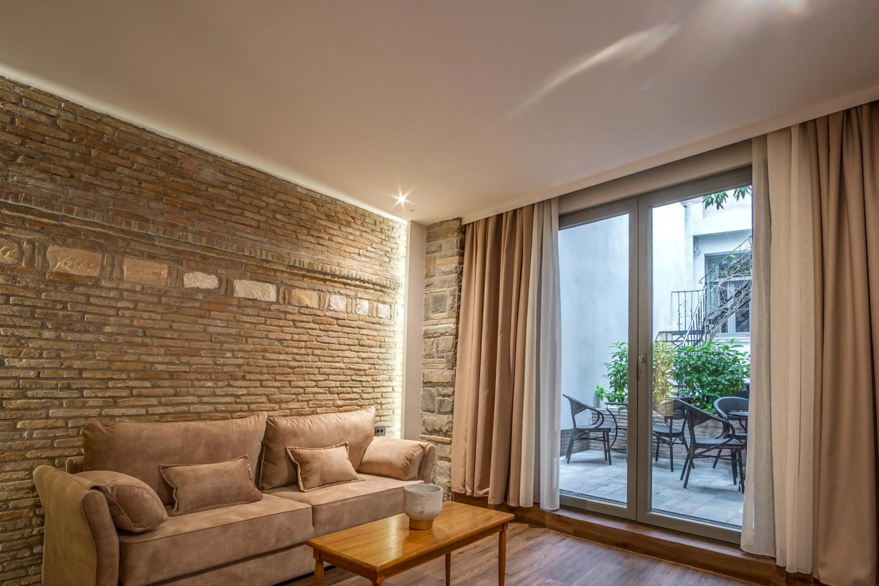 Living room in Philia Boutique Hotel