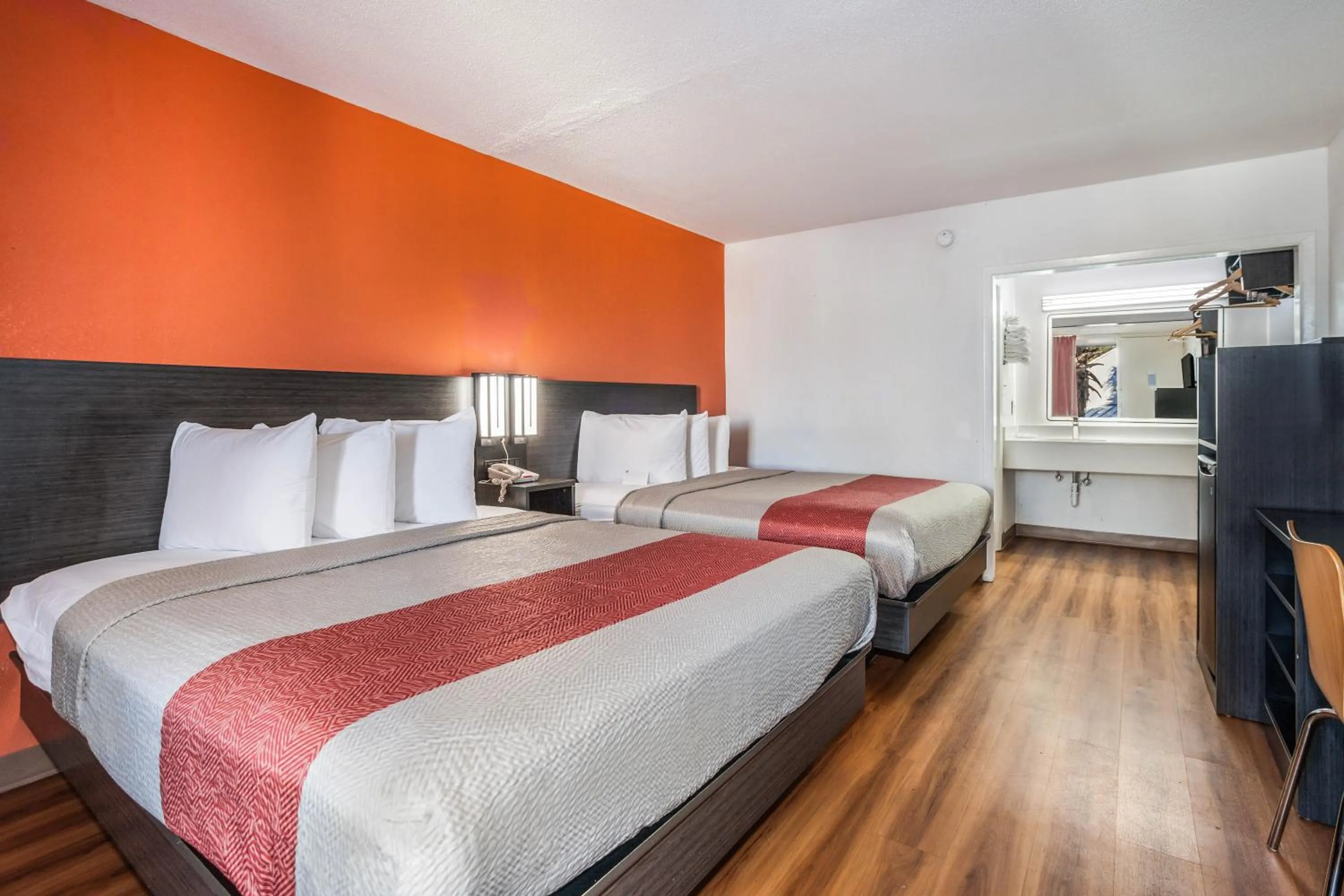 Bed in Studio 6 Florence, SC