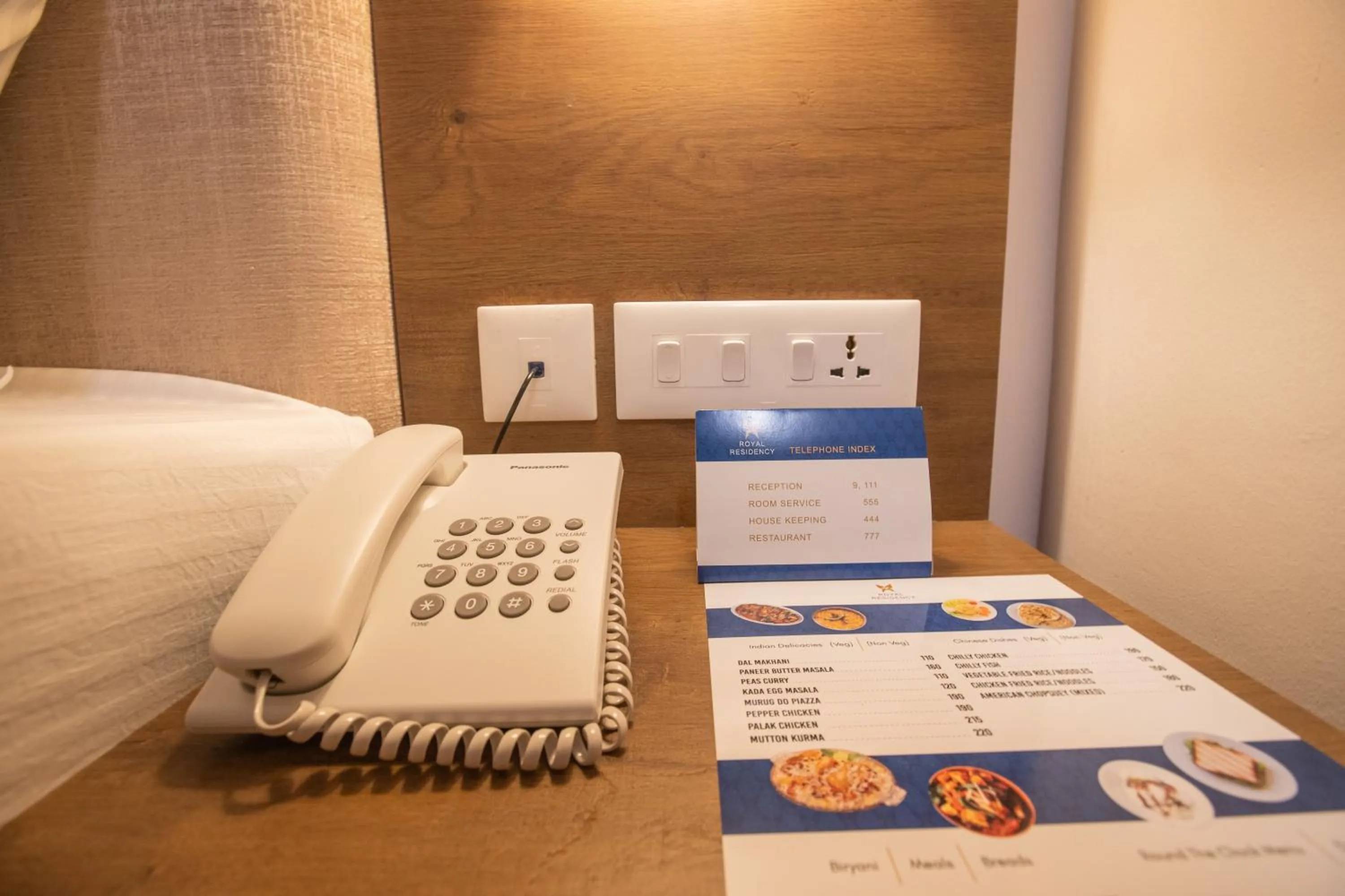 room service in Royal Residency