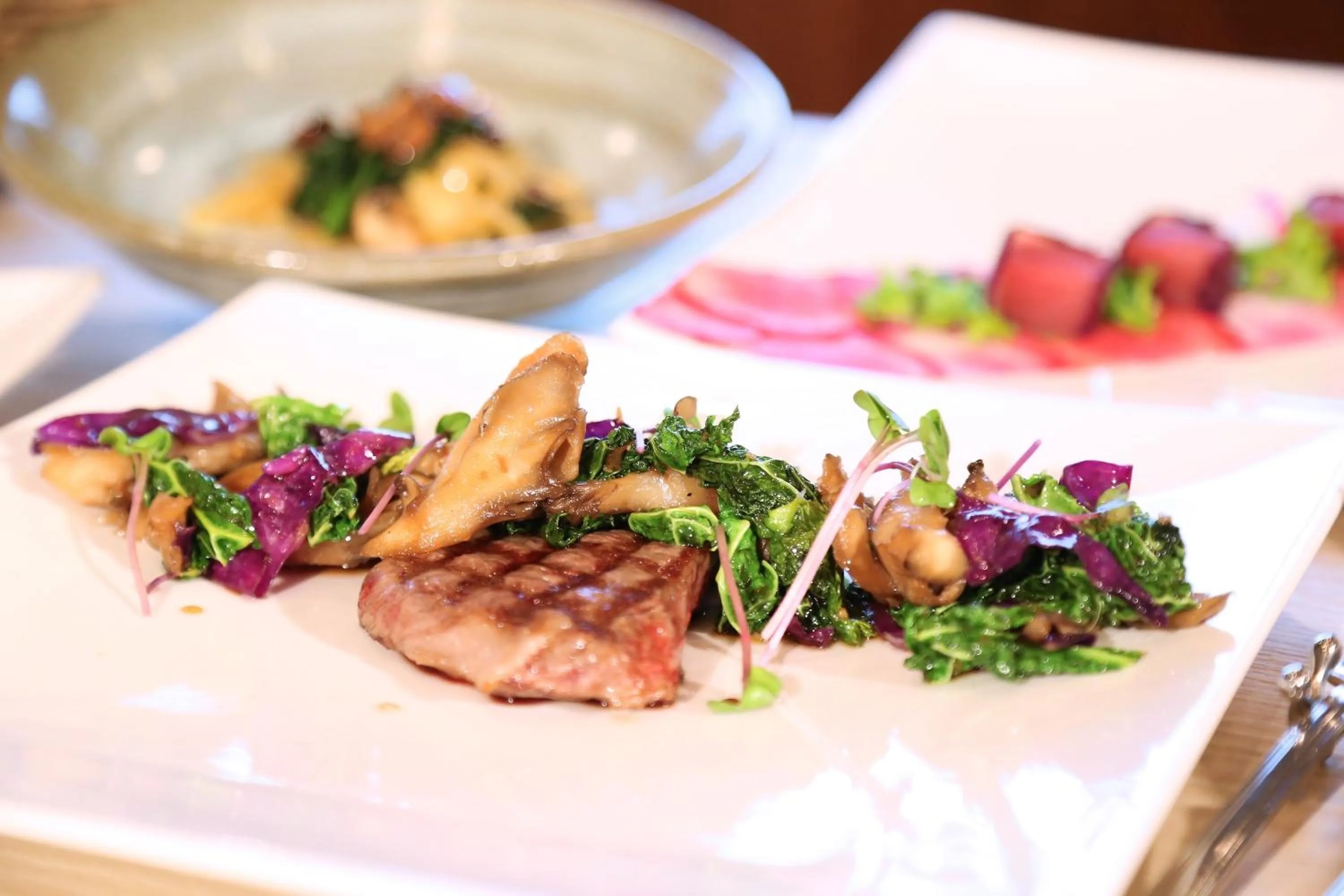 Dinner in Hotel Belle-Cour Inomata