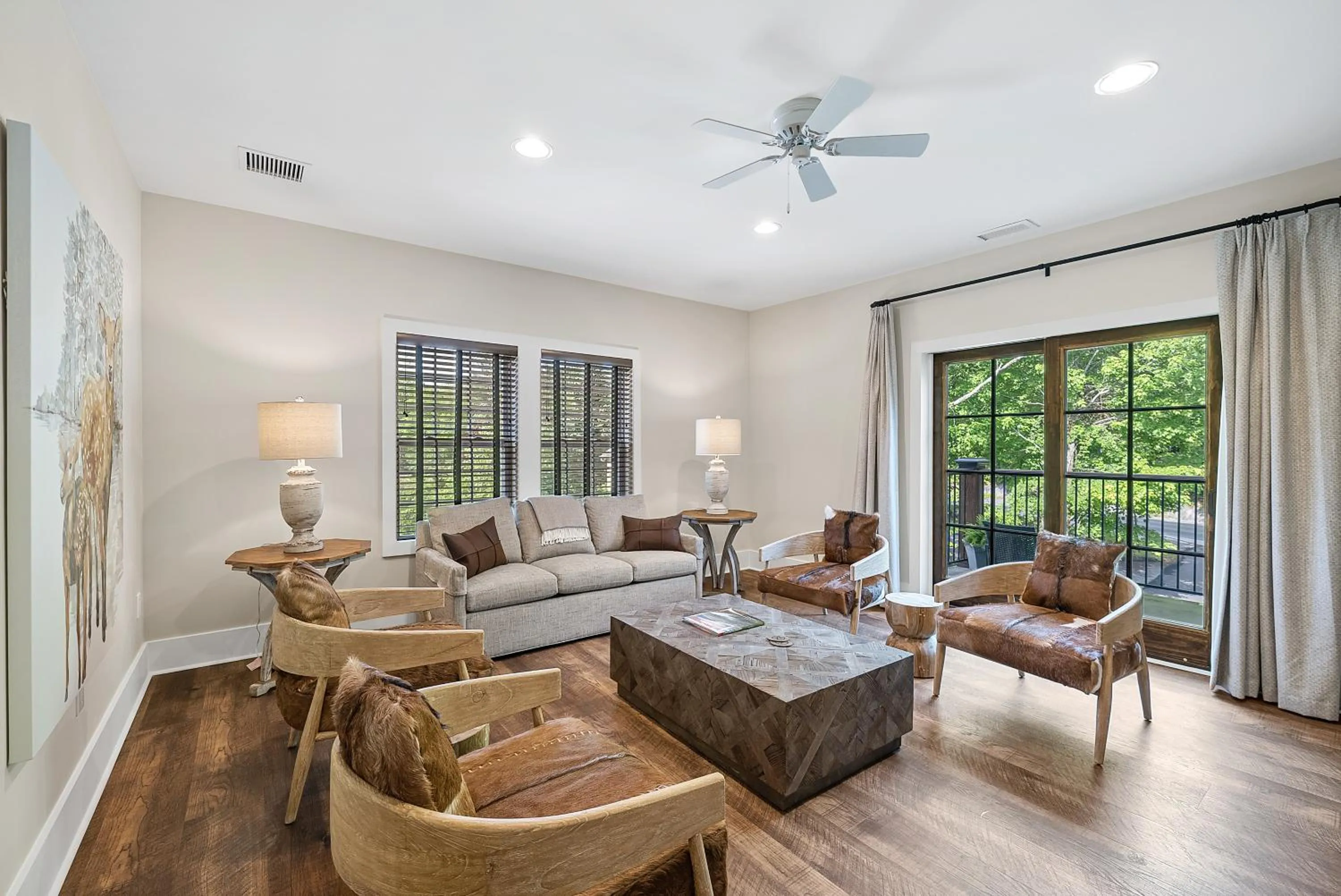 Living room in The Blowing Rock Manor