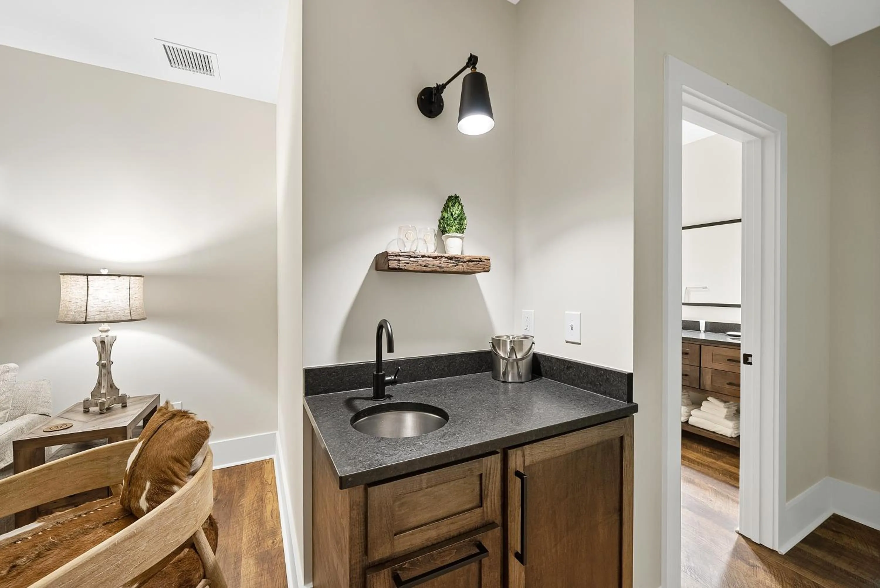 Living room in The Blowing Rock Manor